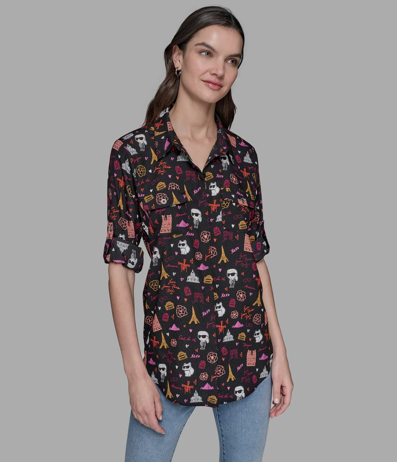 DUO IN PARIS WHIMSY BLOUSE sold by Karl Lagerfeld Paris