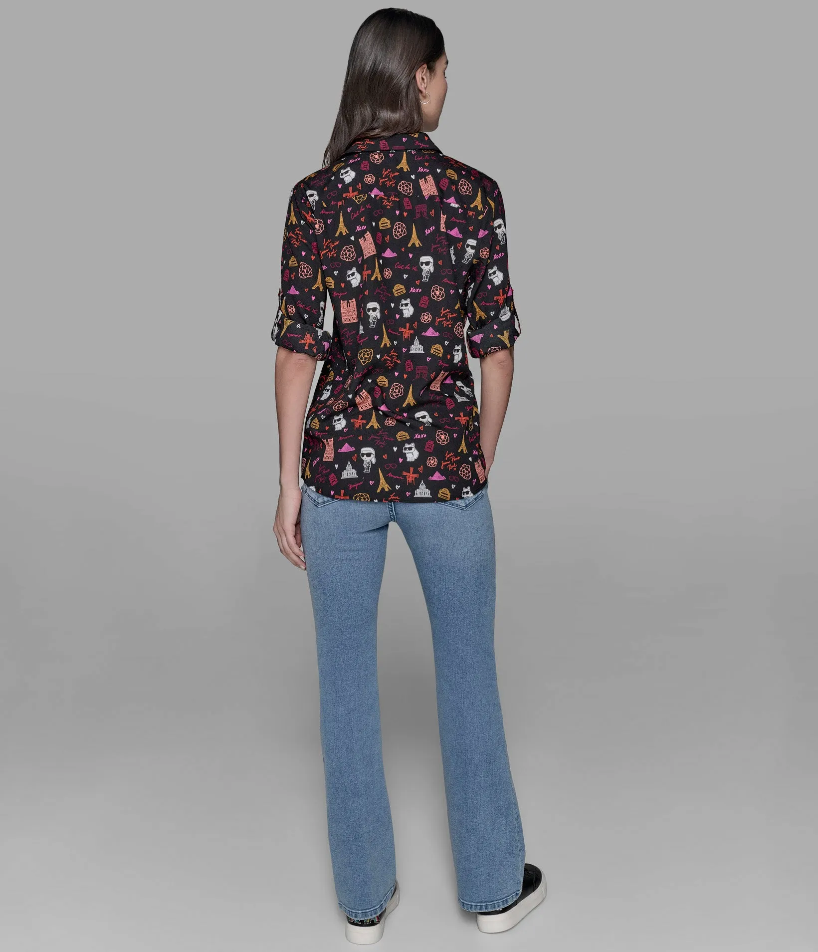 DUO IN PARIS WHIMSY BLOUSE sold by Karl Lagerfeld Paris product image thumbnail 2