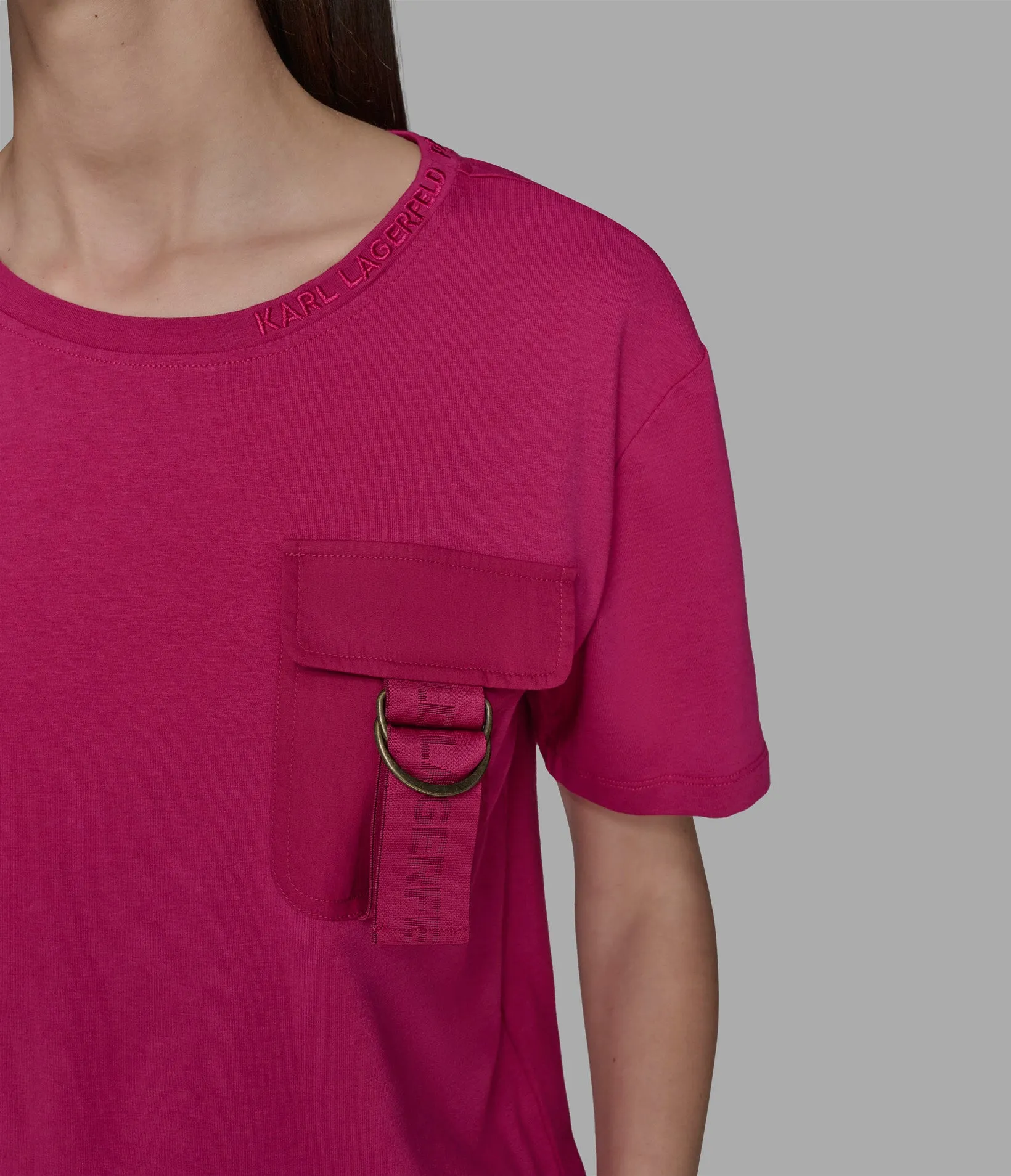 UTILITY POCKET TEE sold by Karl Lagerfeld Paris product image thumbnail 5
