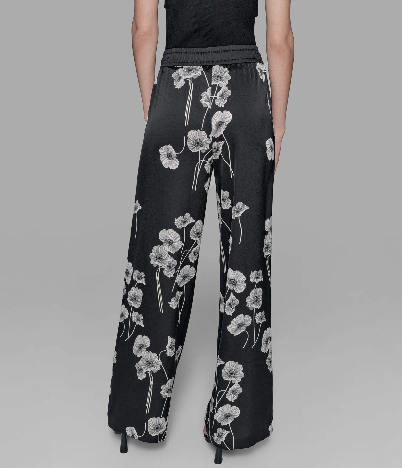 SILKY WIDE LEG PANTS sold by Karl Lagerfeld Paris product image thumbnail 4