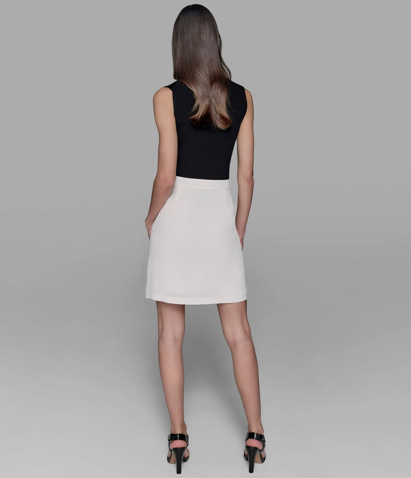 FLORAL PRINT SKIRT sold by Karl Lagerfeld Paris product image thumbnail 2