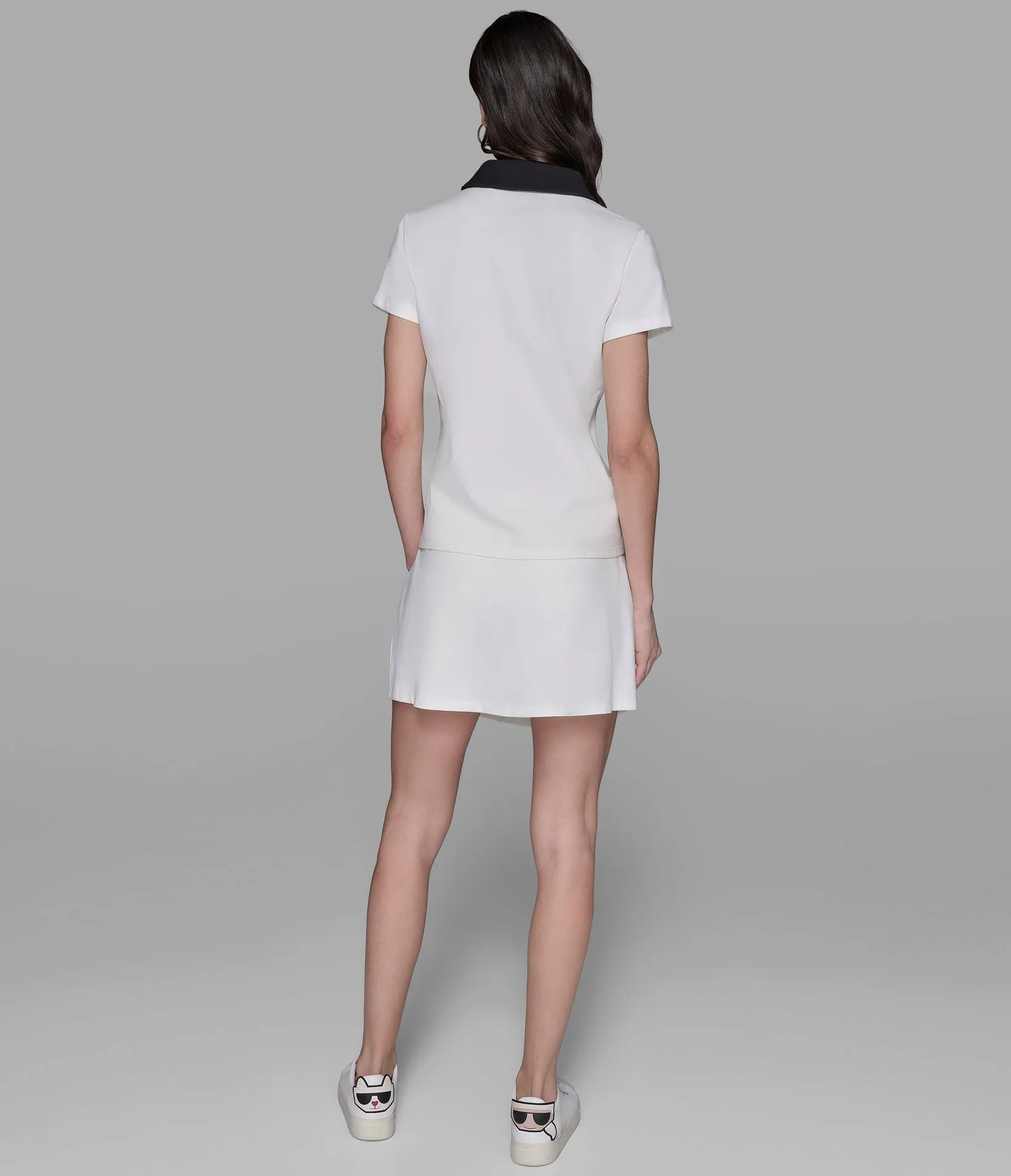 PIQUE ACTIVE POLO WITH KARL PATCH sold by Karl Lagerfeld Paris product image thumbnail 2