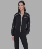 TIPPED CROP TRACK JACKET sold by Karl Lagerfeld Paris