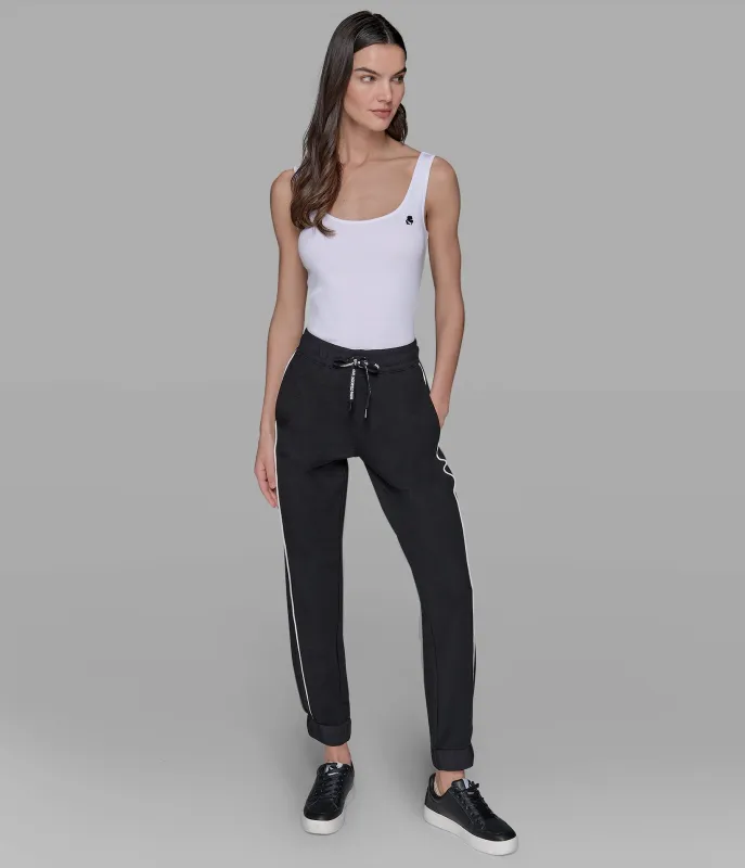 TIPPED FRENCH TERRY JOGGER sold by Karl Lagerfeld Paris