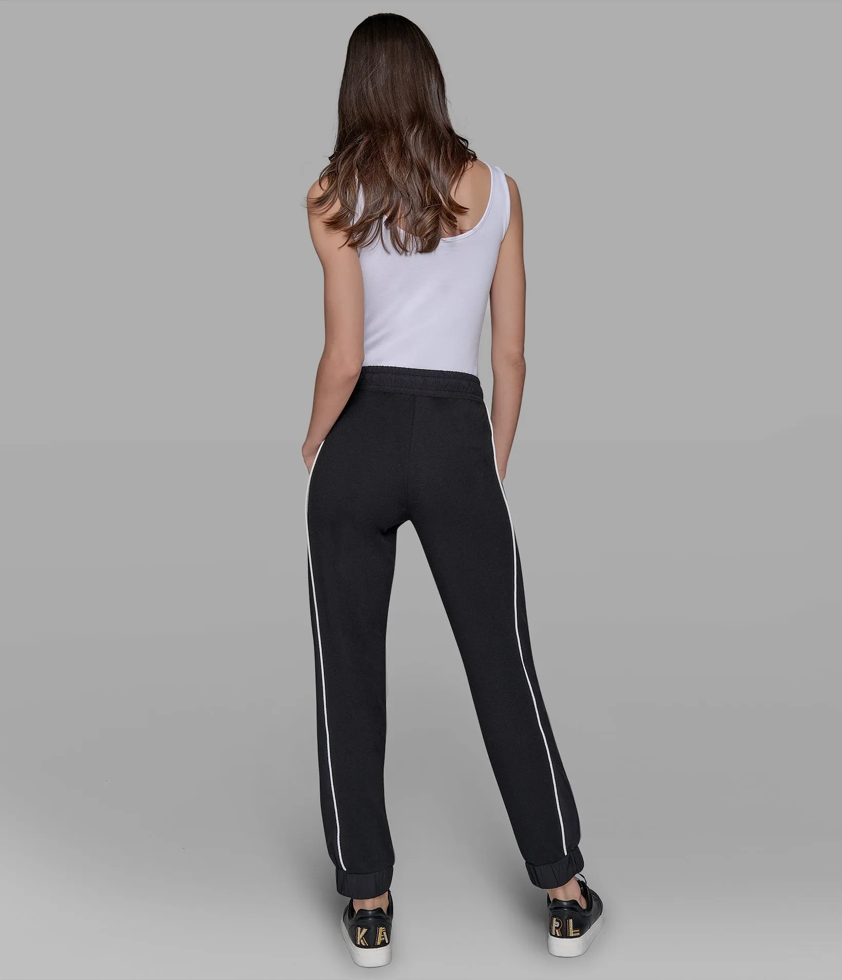 TIPPED FRENCH TERRY JOGGER sold by Karl Lagerfeld Paris product image thumbnail 2