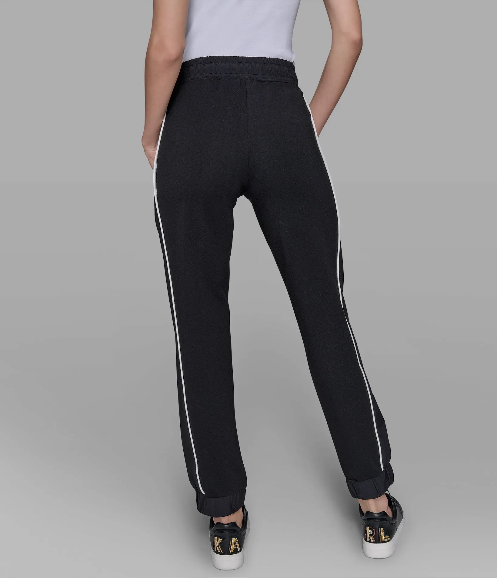 TIPPED FRENCH TERRY JOGGER sold by Karl Lagerfeld Paris product image thumbnail 4