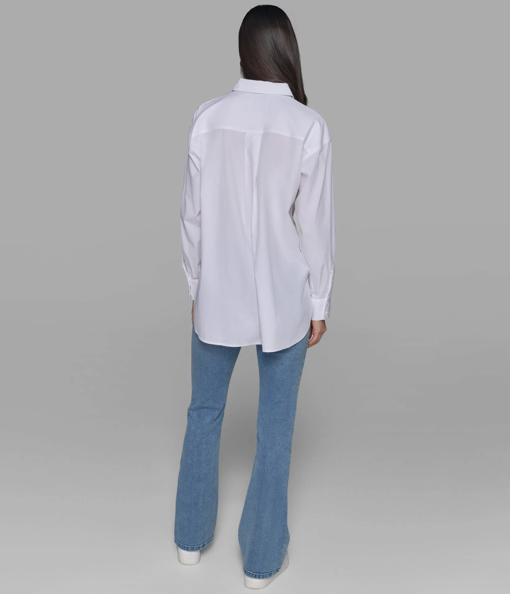 DUO POPLIN SHIRT sold by Karl Lagerfeld Paris product image thumbnail 2