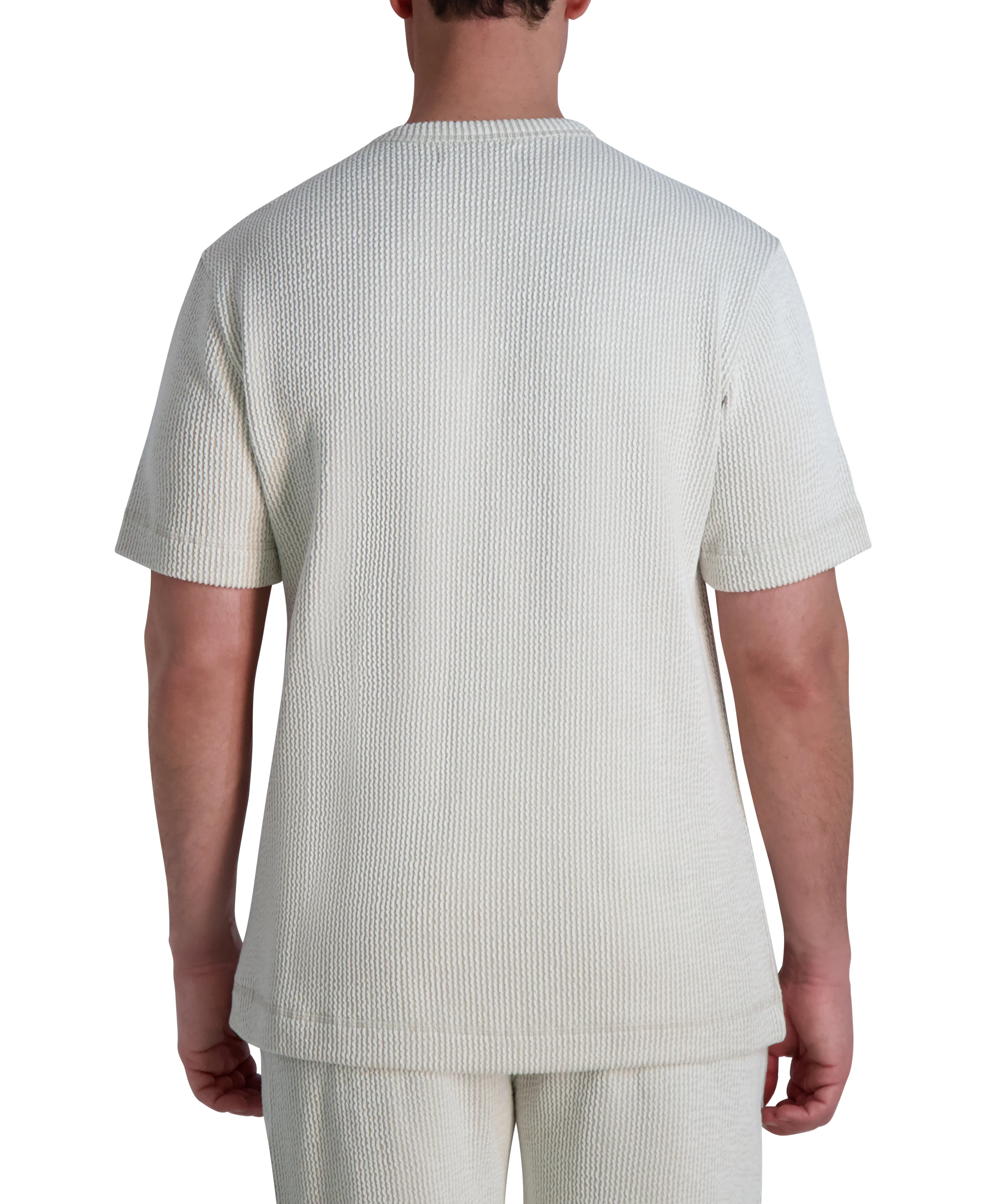 TEXTURED OVERSIZED TEE sold by Karl Lagerfeld Paris product image thumbnail 2