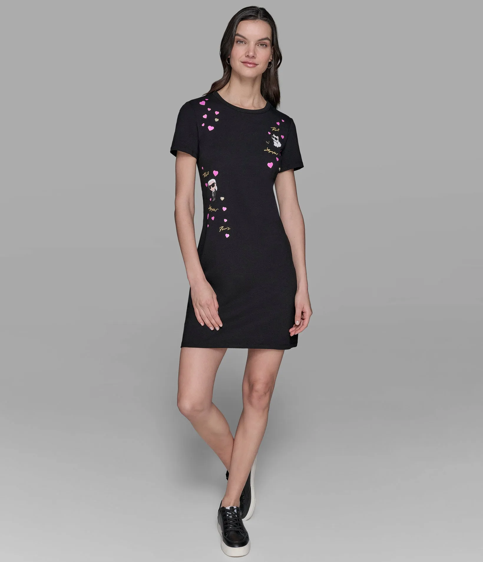 CATE PINS T-SHIRT DRESS sold by Karl Lagerfeld Paris