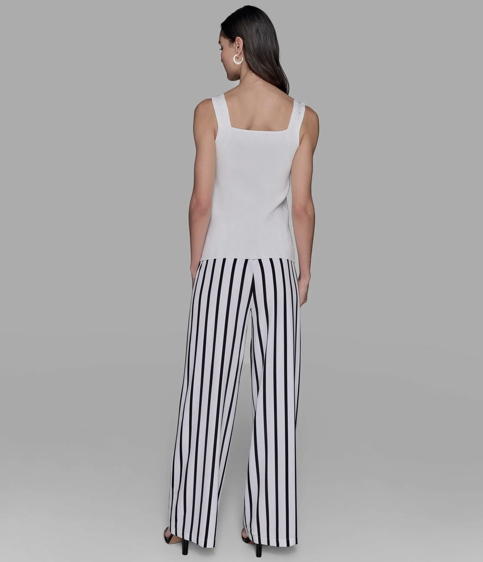 LOGO STRAP SWEATER TANK sold by Karl Lagerfeld Paris product image thumbnail 2