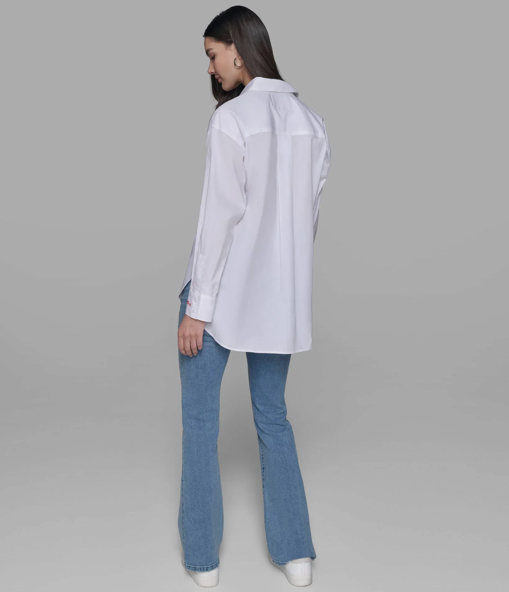 CHOUPETTE IN PARIS POPLIN SHIRT sold by Karl Lagerfeld Paris product image thumbnail 3