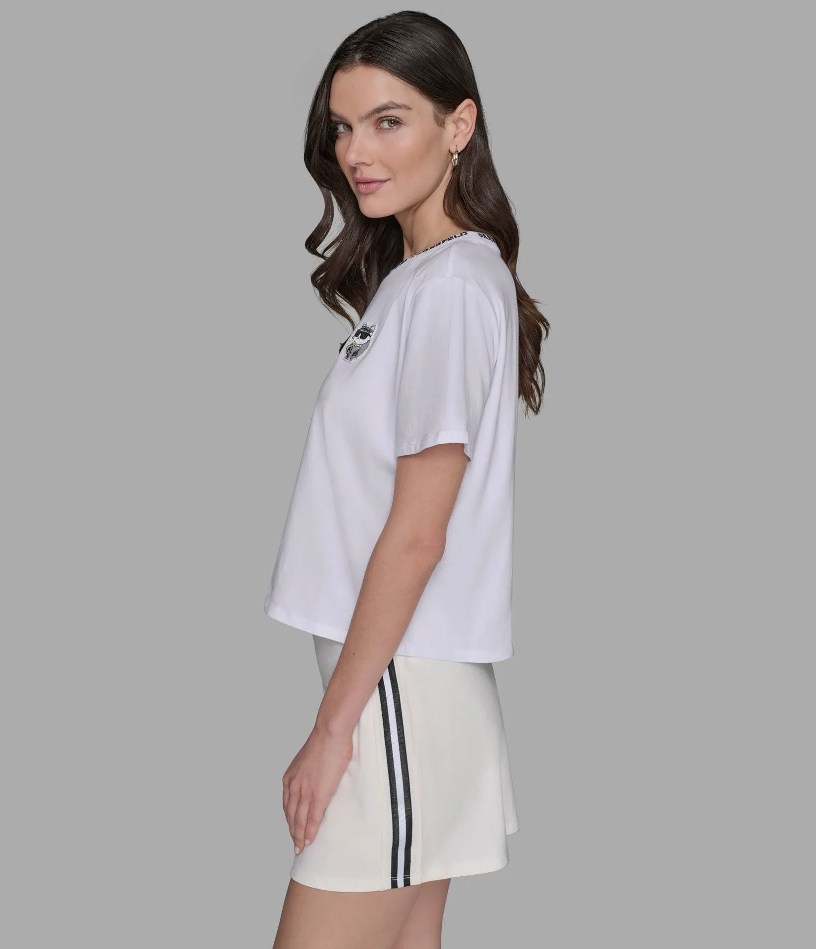 SPORTY CHOUPETTE TEE sold by Karl Lagerfeld Paris product image thumbnail 4