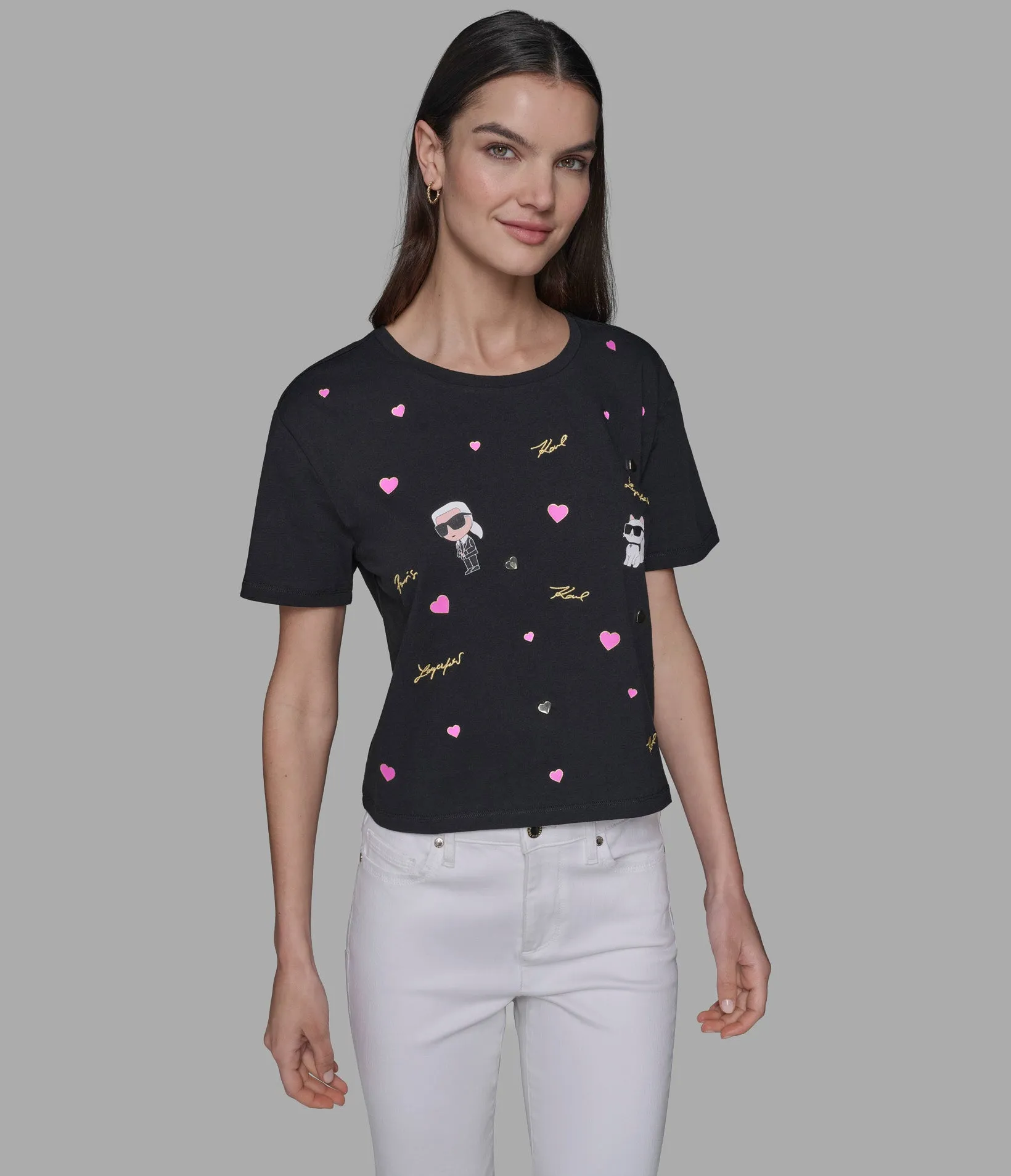 CATE PINS TEE sold by Karl Lagerfeld Paris