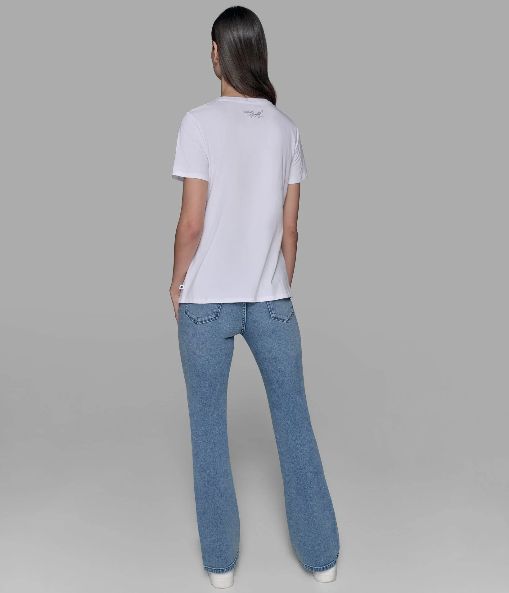 LUXE EMBELLISHED EIFFEL TOWER TEE sold by Karl Lagerfeld Paris product image thumbnail 2