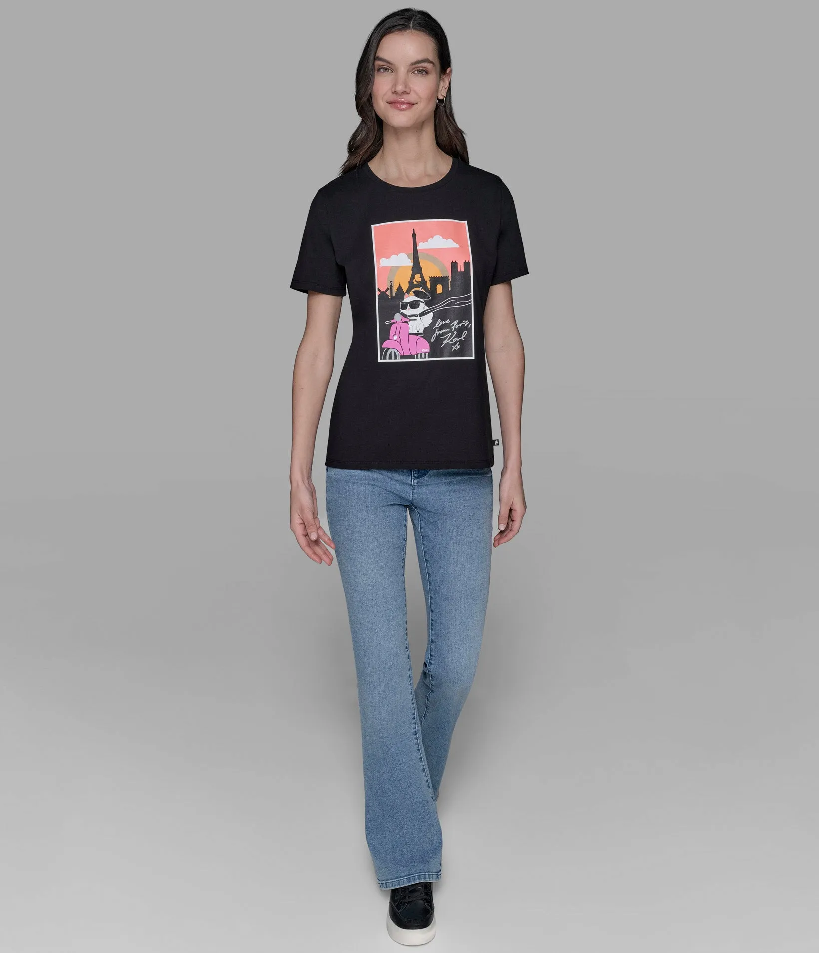 CHOUPETTE VESPA TEE sold by Karl Lagerfeld Paris product image thumbnail 3