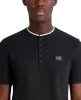 KARL LOGO PLATE HENLEY TEE sold by Karl Lagerfeld Paris