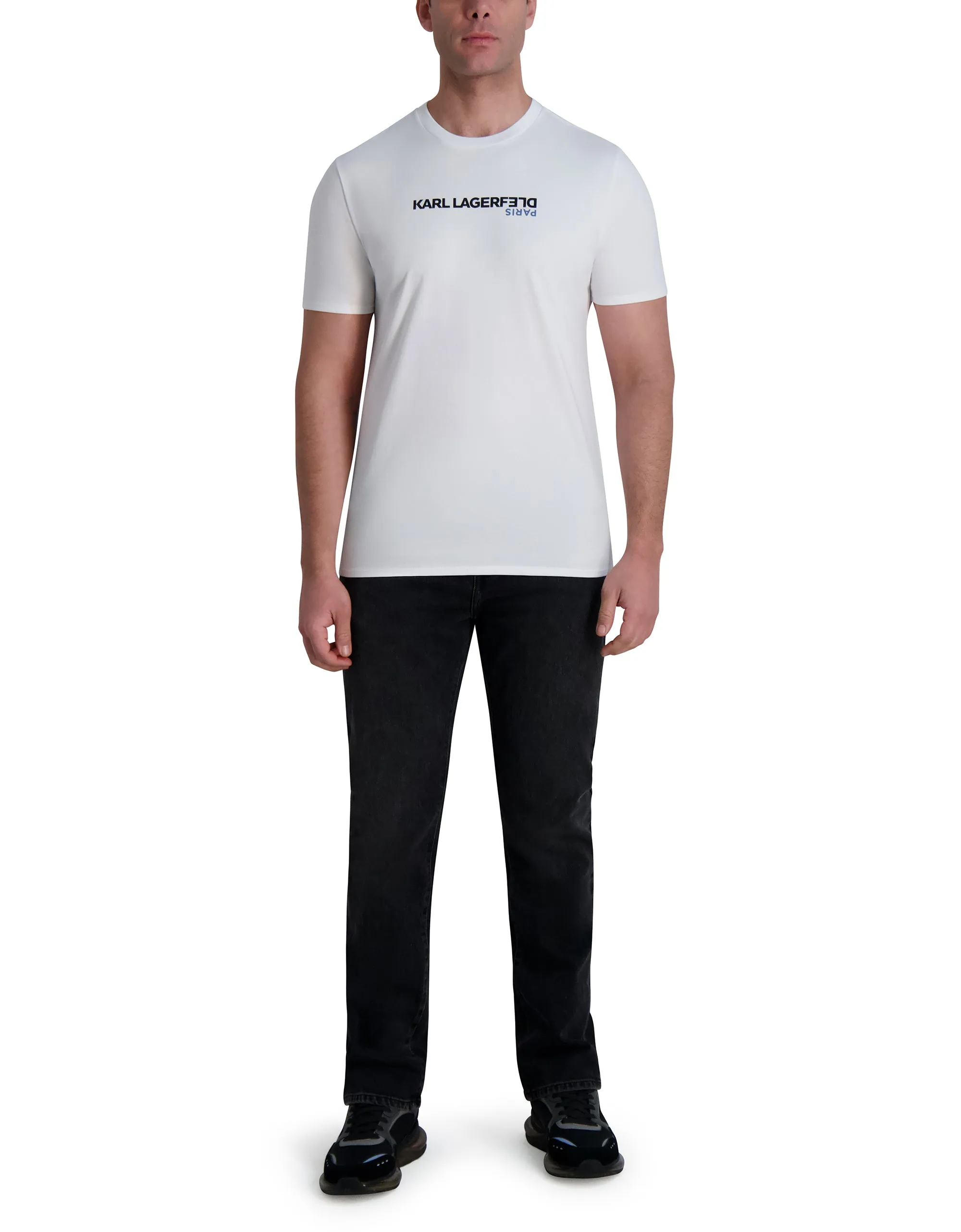 UPSIDE DOWN LOGO TEE sold by Karl Lagerfeld Paris product image thumbnail 4