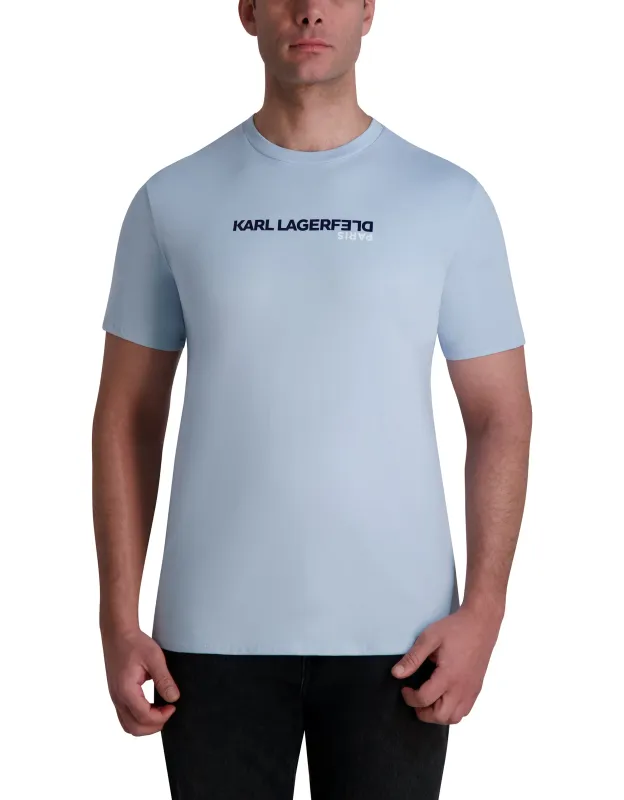 UPSIDE DOWN LOGO TEE sold by Karl Lagerfeld Paris