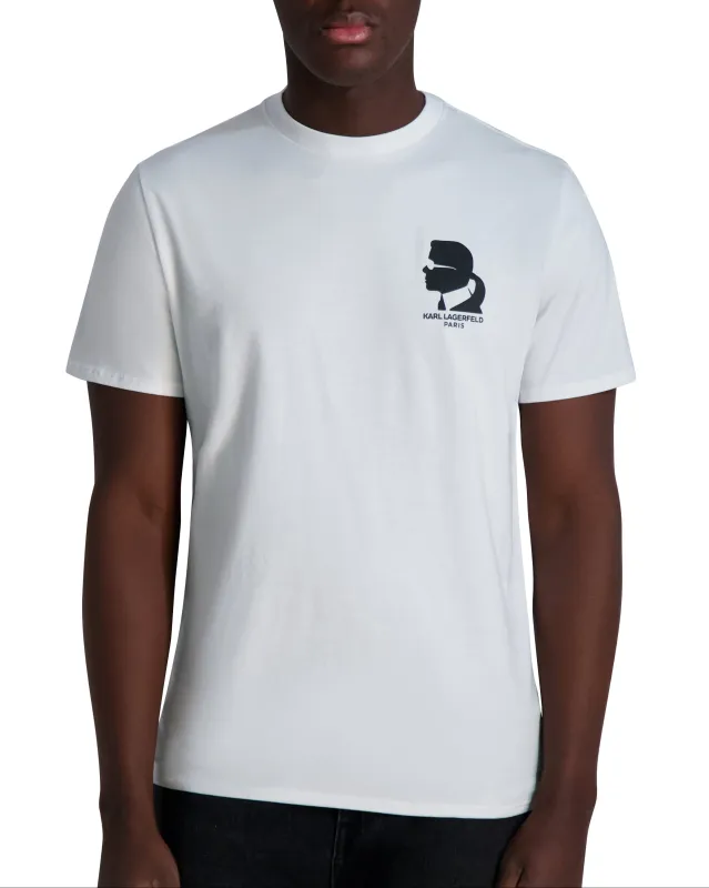 CREW NECK GRAPHIC TEE sold by Karl Lagerfeld Paris