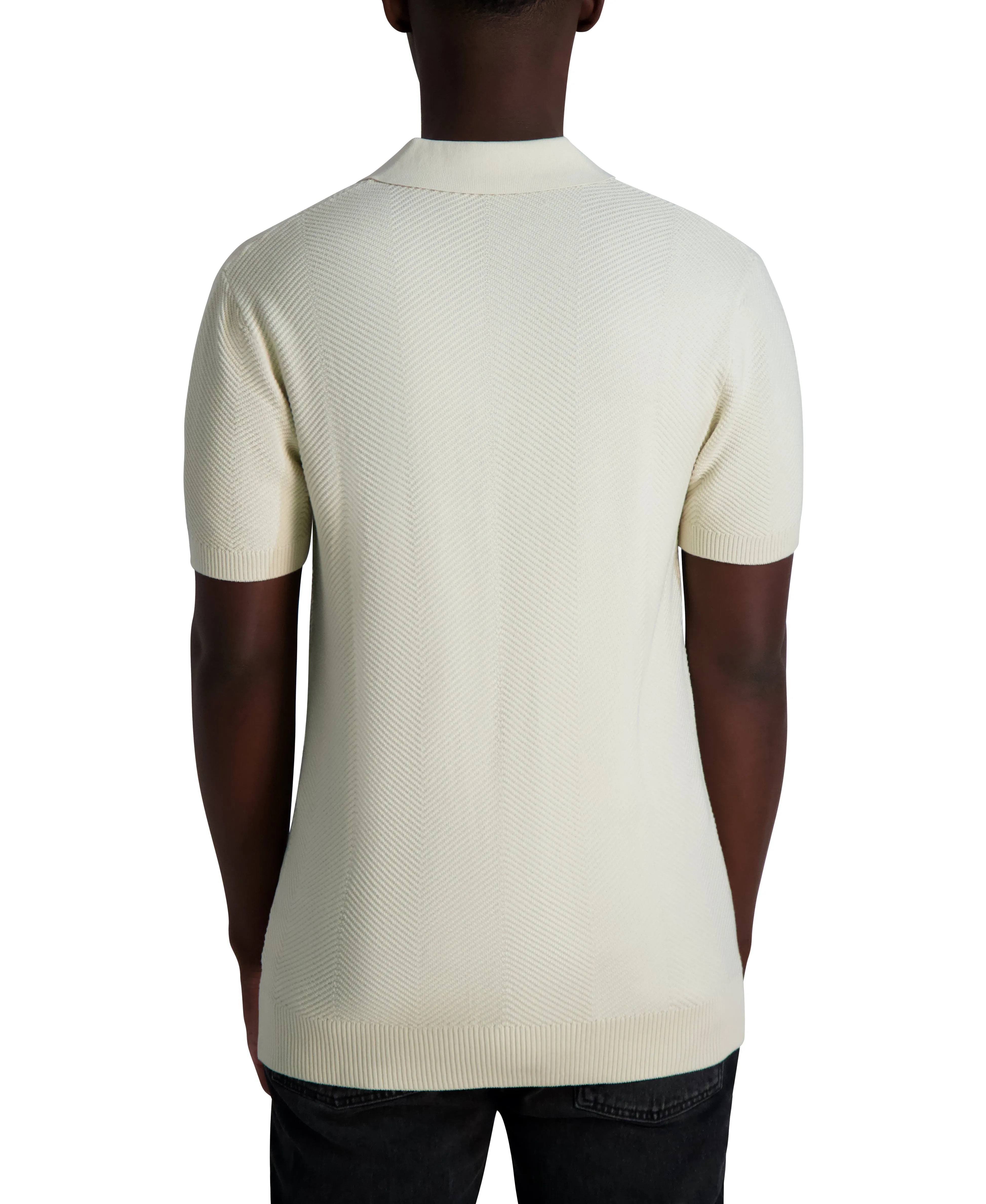 TEXTURED JOHNNY COLLAR sold by Karl Lagerfeld Paris product image thumbnail 2