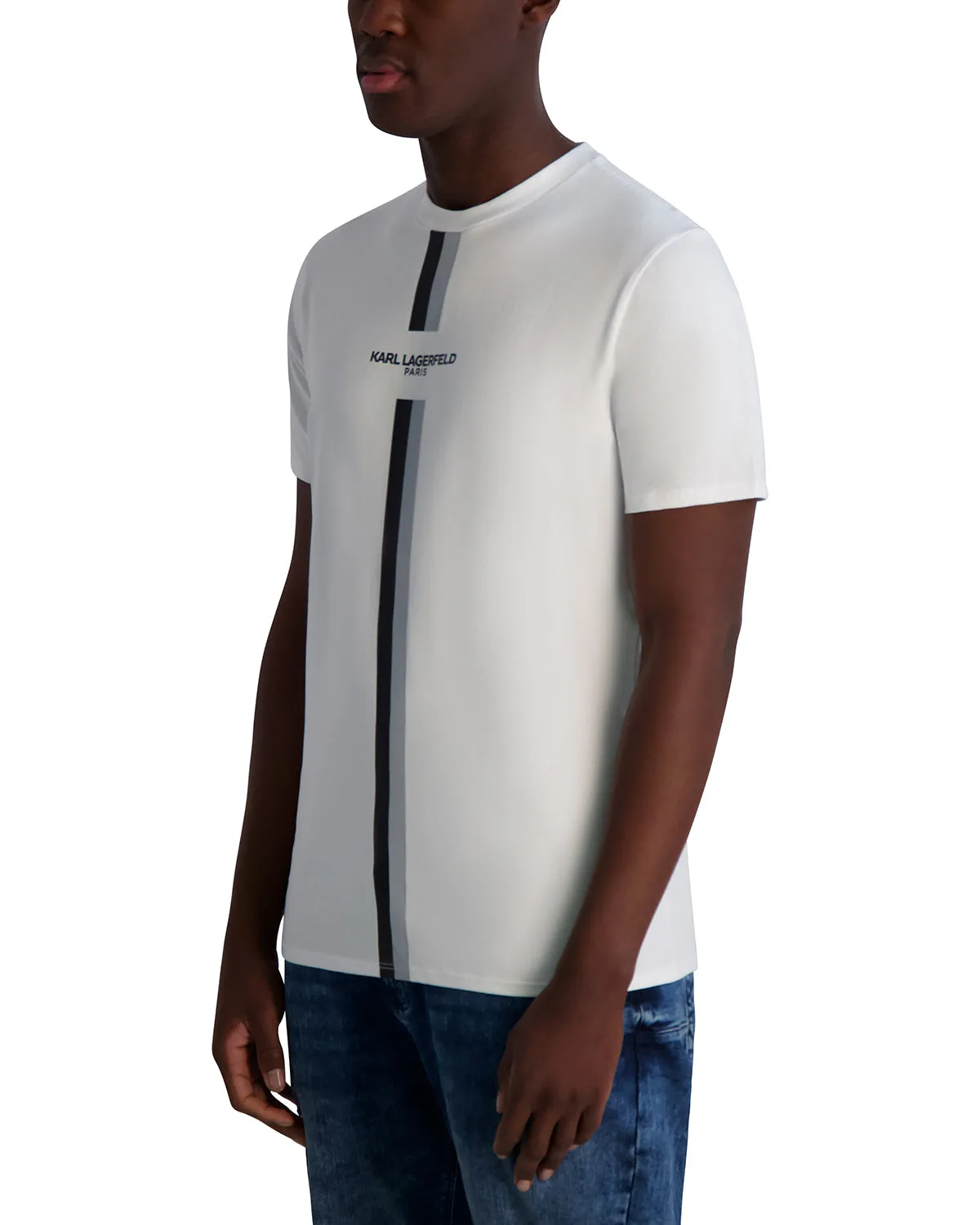 RACING STRIPE LOGO TEE sold by Karl Lagerfeld Paris product image thumbnail 3