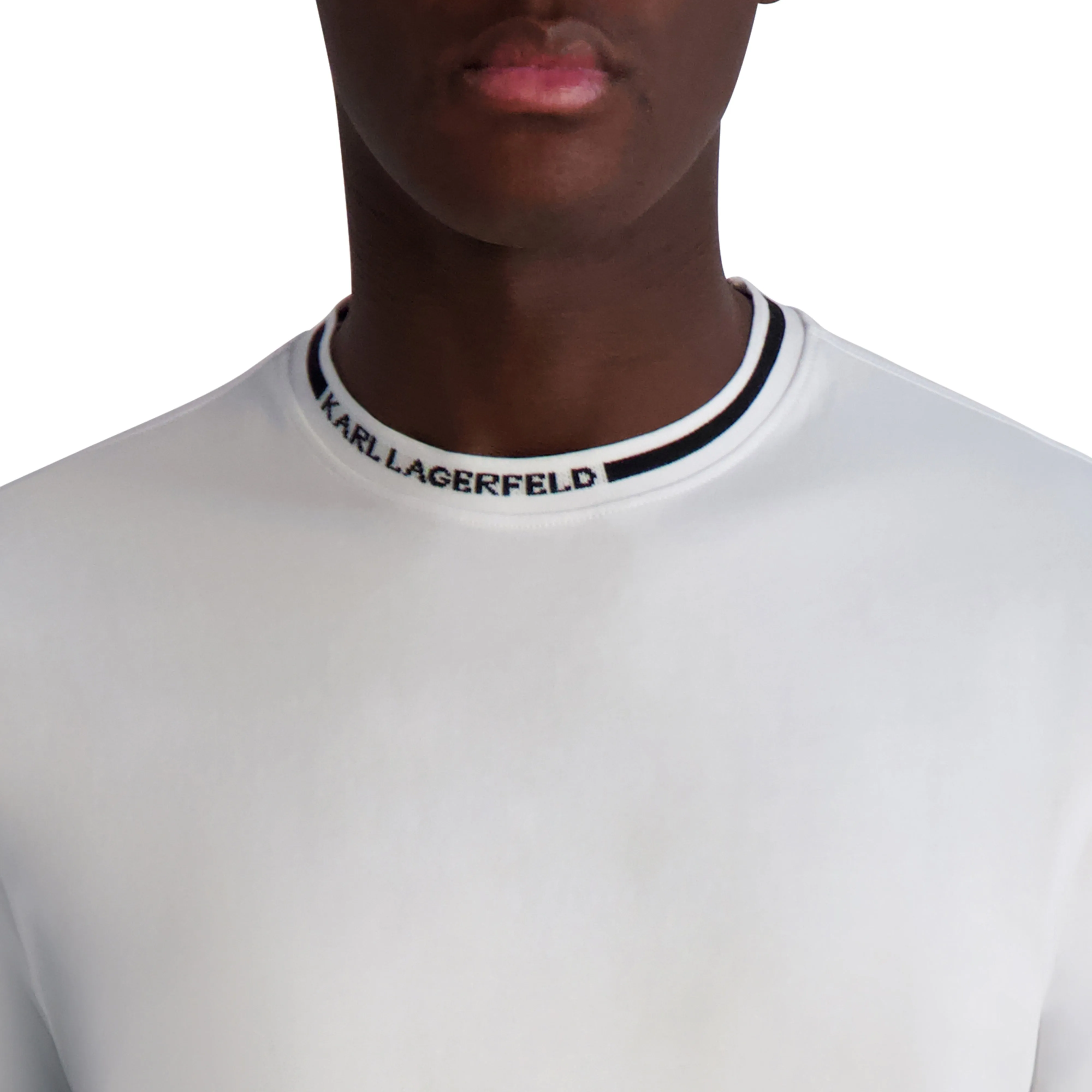 T-SHIRT WITH LOGO COLLAR sold by Karl Lagerfeld Paris product image thumbnail 5