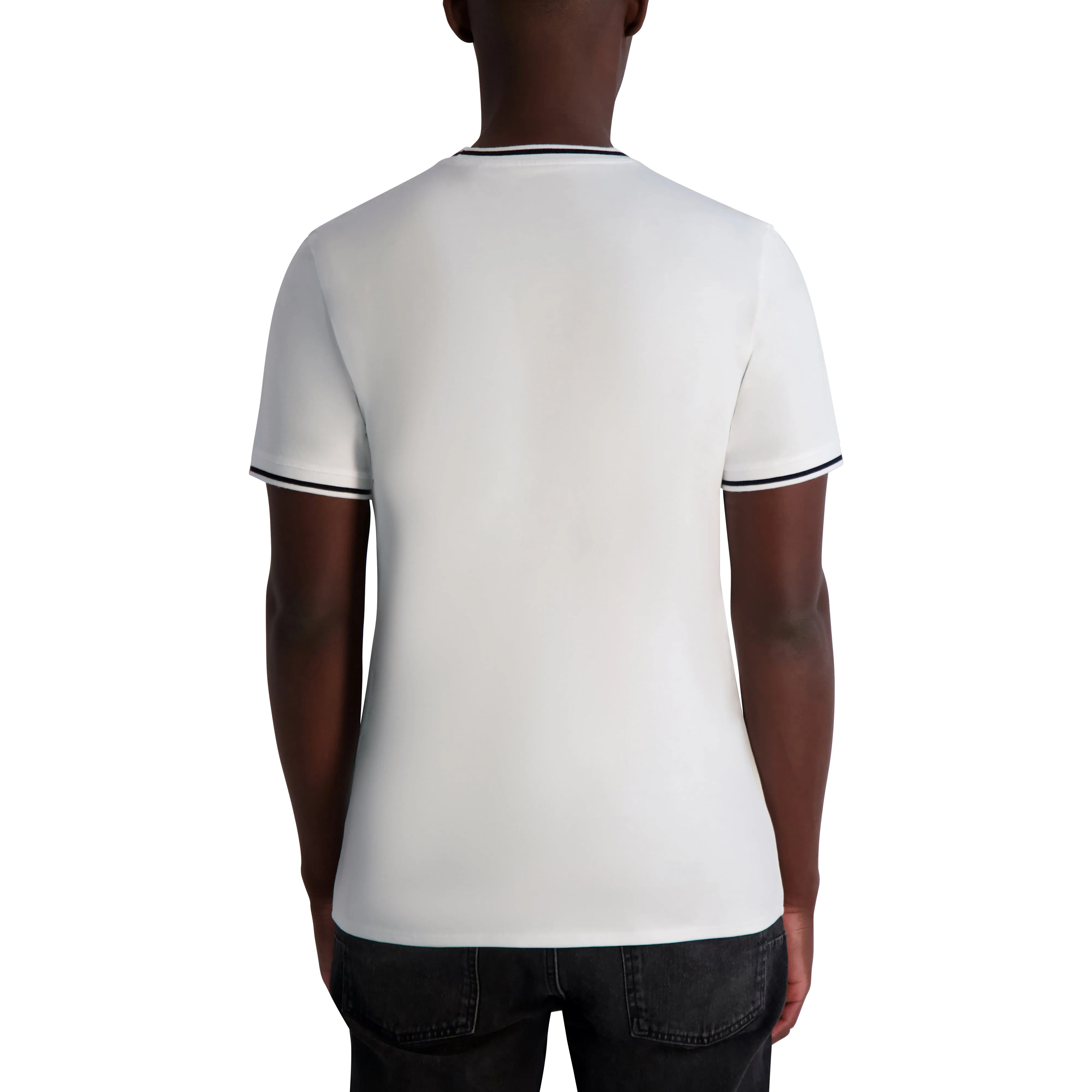 T-SHIRT WITH LOGO COLLAR sold by Karl Lagerfeld Paris product image thumbnail 2