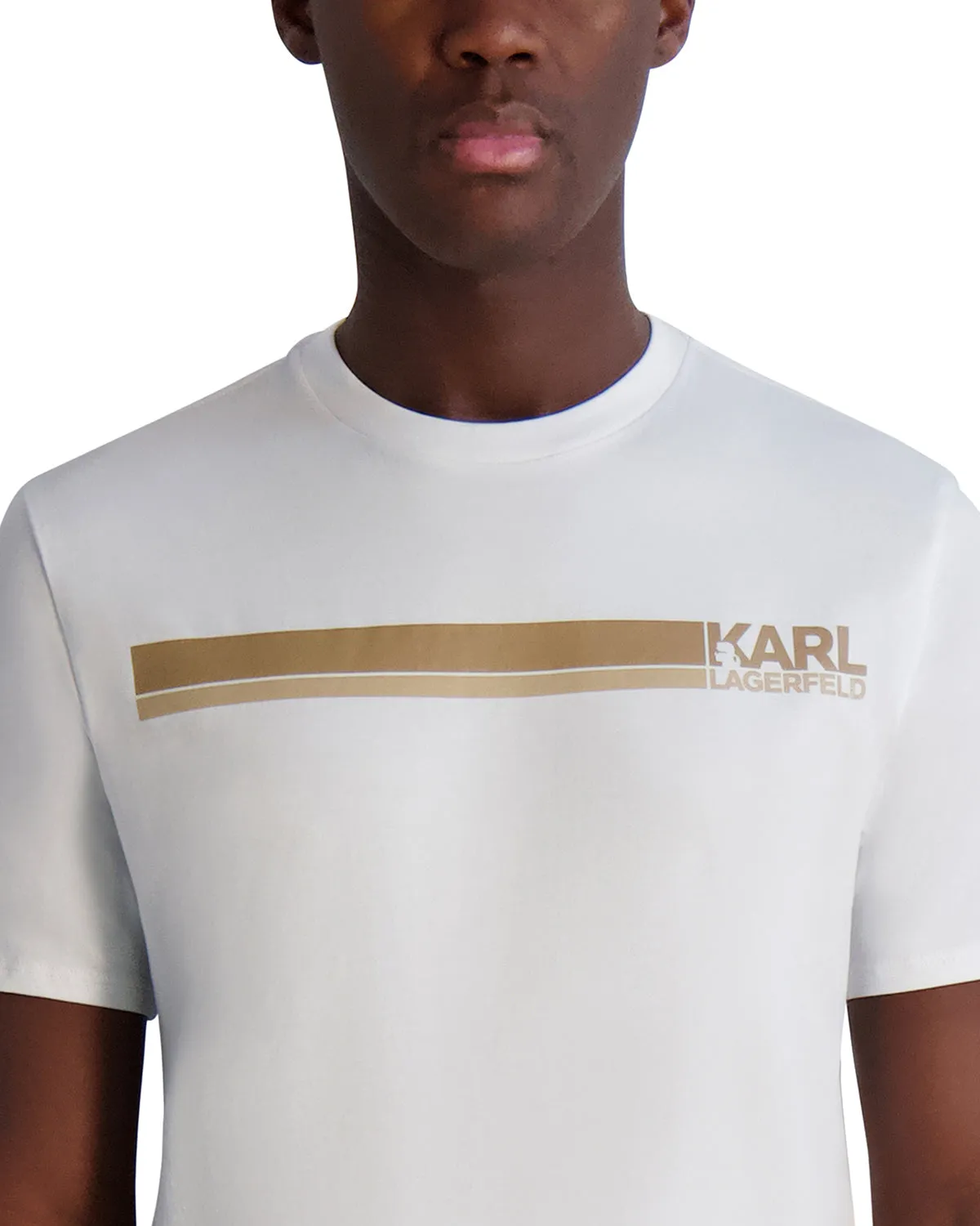 RACER STRIPE LOGO TEE sold by Karl Lagerfeld Paris product image thumbnail 5
