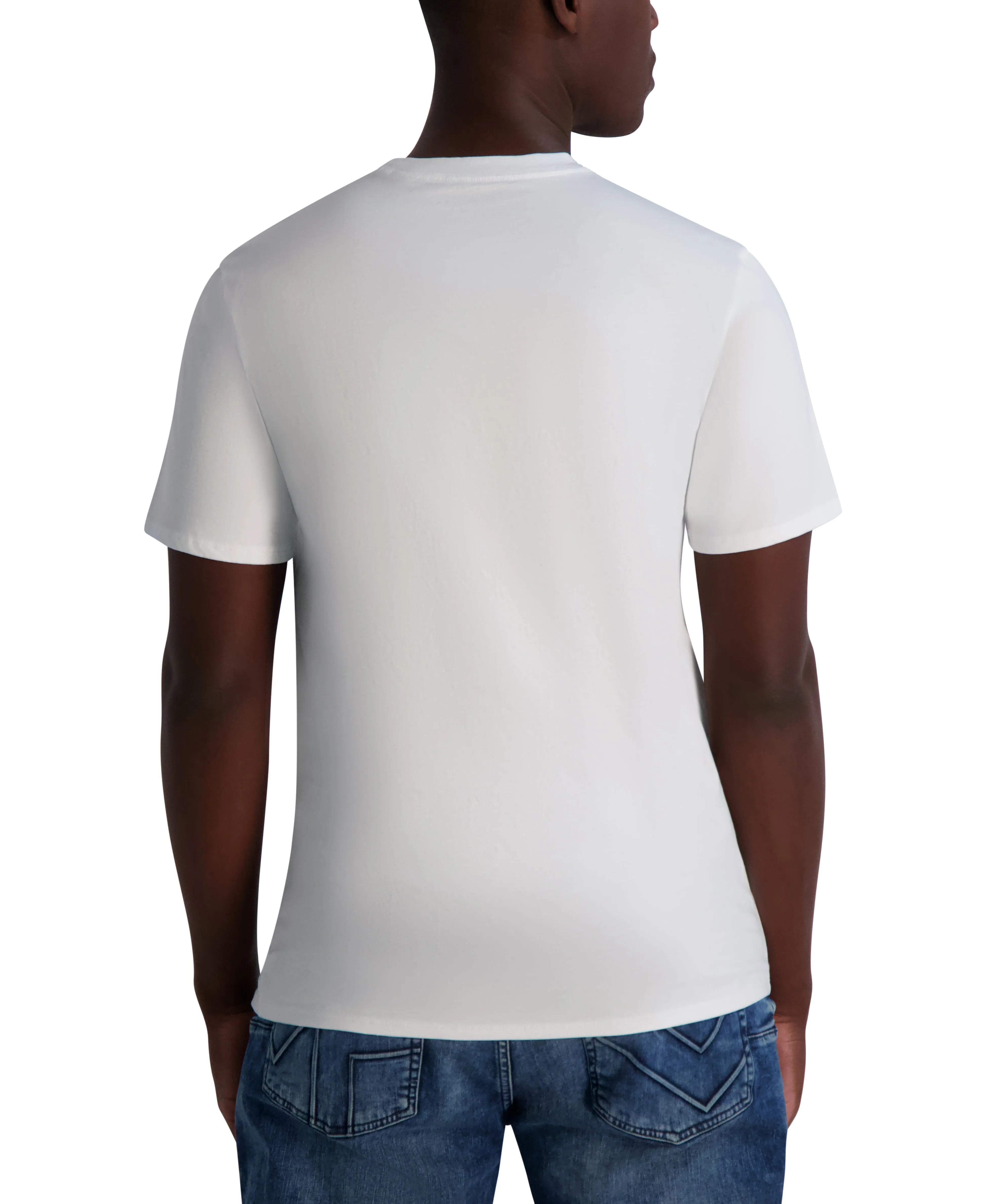 COLOR BLOCKED LOGO TEE sold by Karl Lagerfeld Paris product image thumbnail 2