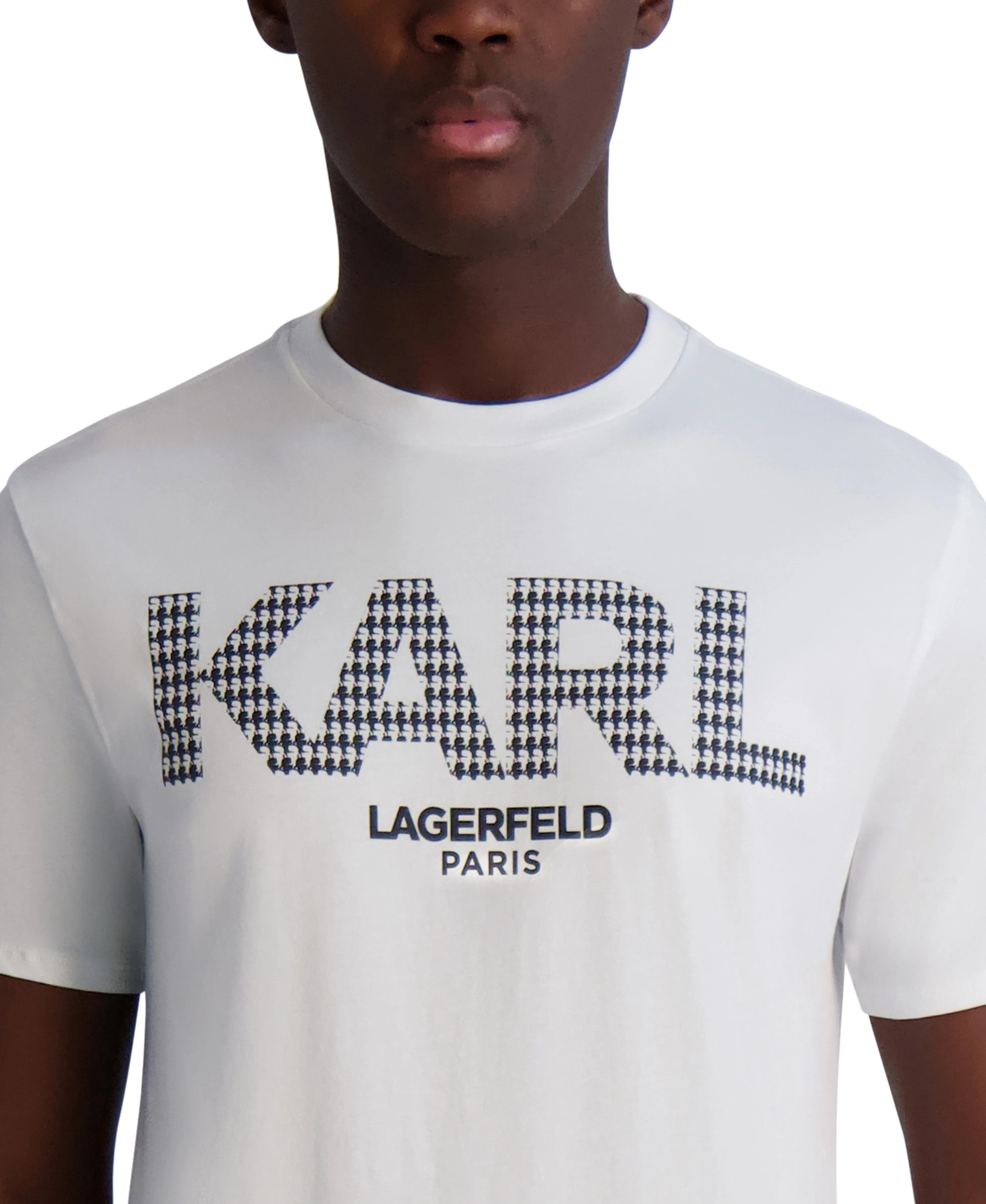COLOR BLOCKED LOGO TEE sold by Karl Lagerfeld Paris product image thumbnail 5