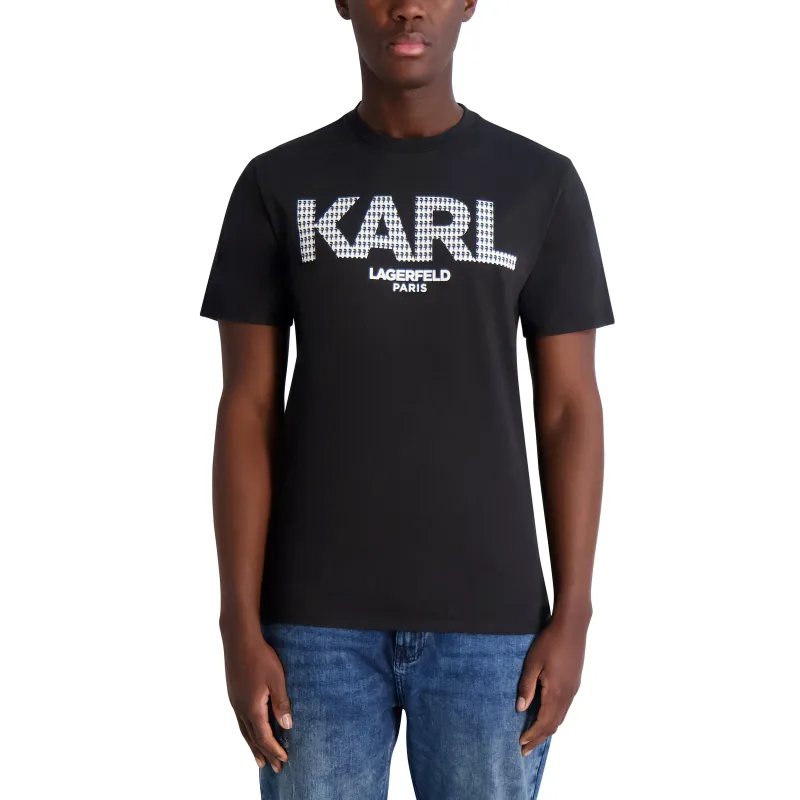 COLOR BLOCKED LOGO TEE sold by Karl Lagerfeld Paris
