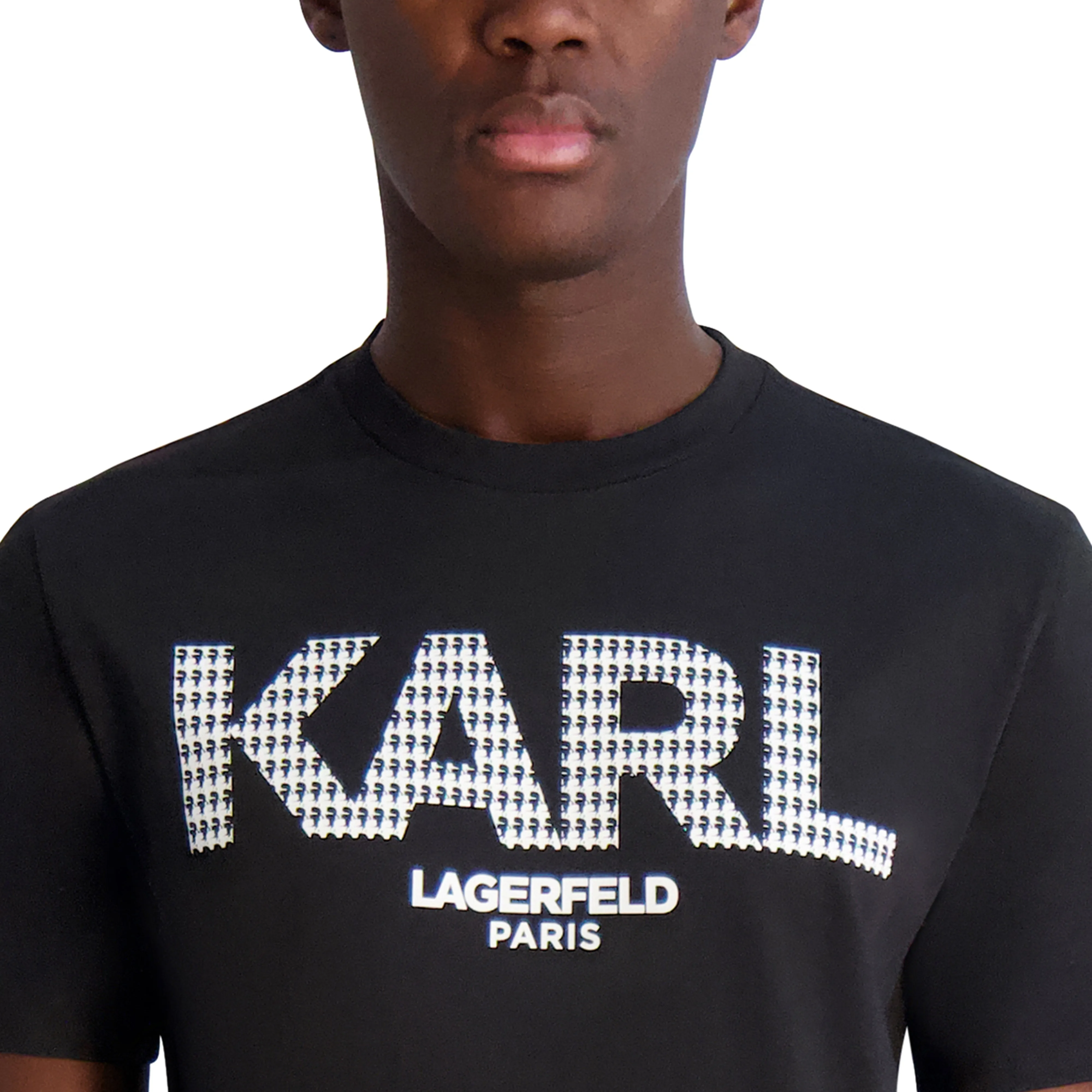 COLOR BLOCKED LOGO TEE sold by Karl Lagerfeld Paris product image thumbnail 5