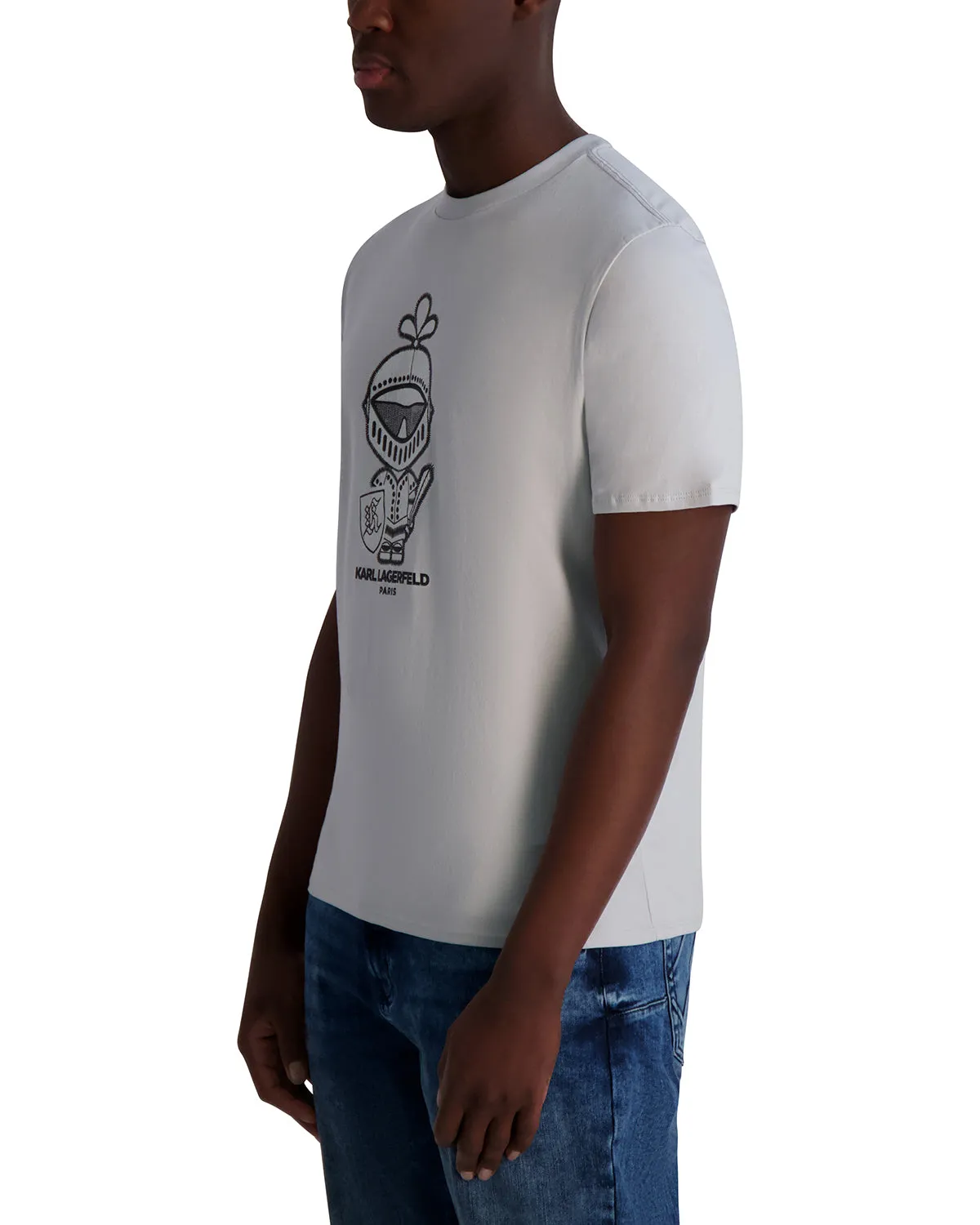KARL ARMOUR SHINY LOGO TEE sold by Karl Lagerfeld Paris product image thumbnail 3