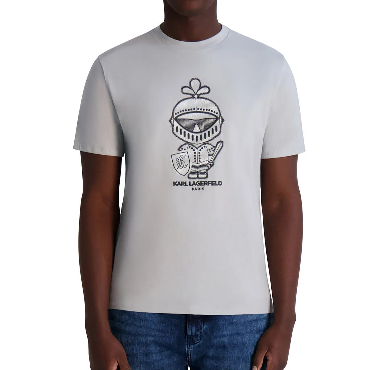 KARL ARMOUR SHINY LOGO TEE sold by Karl Lagerfeld Paris