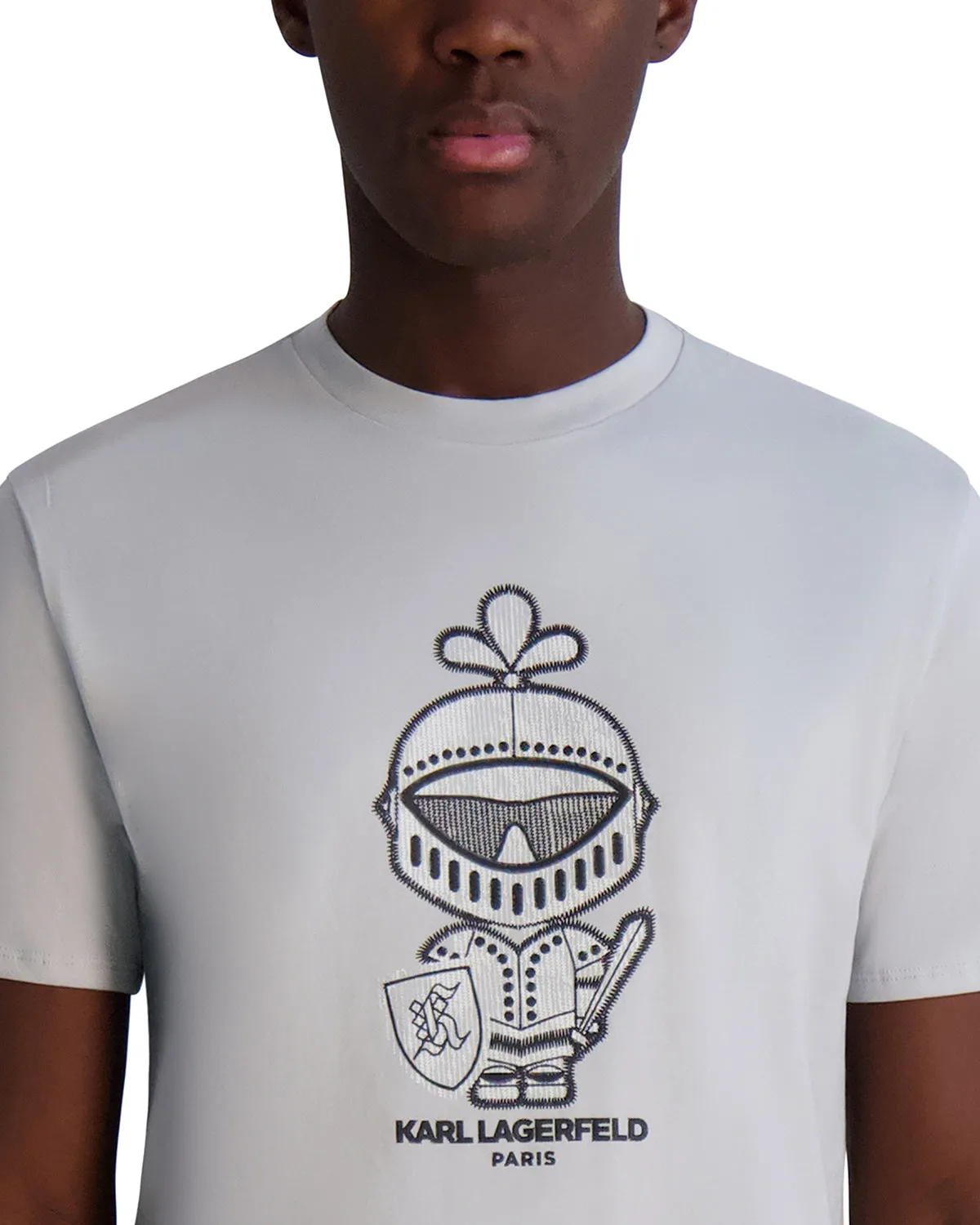 KARL ARMOUR SHINY LOGO TEE sold by Karl Lagerfeld Paris product image thumbnail 5