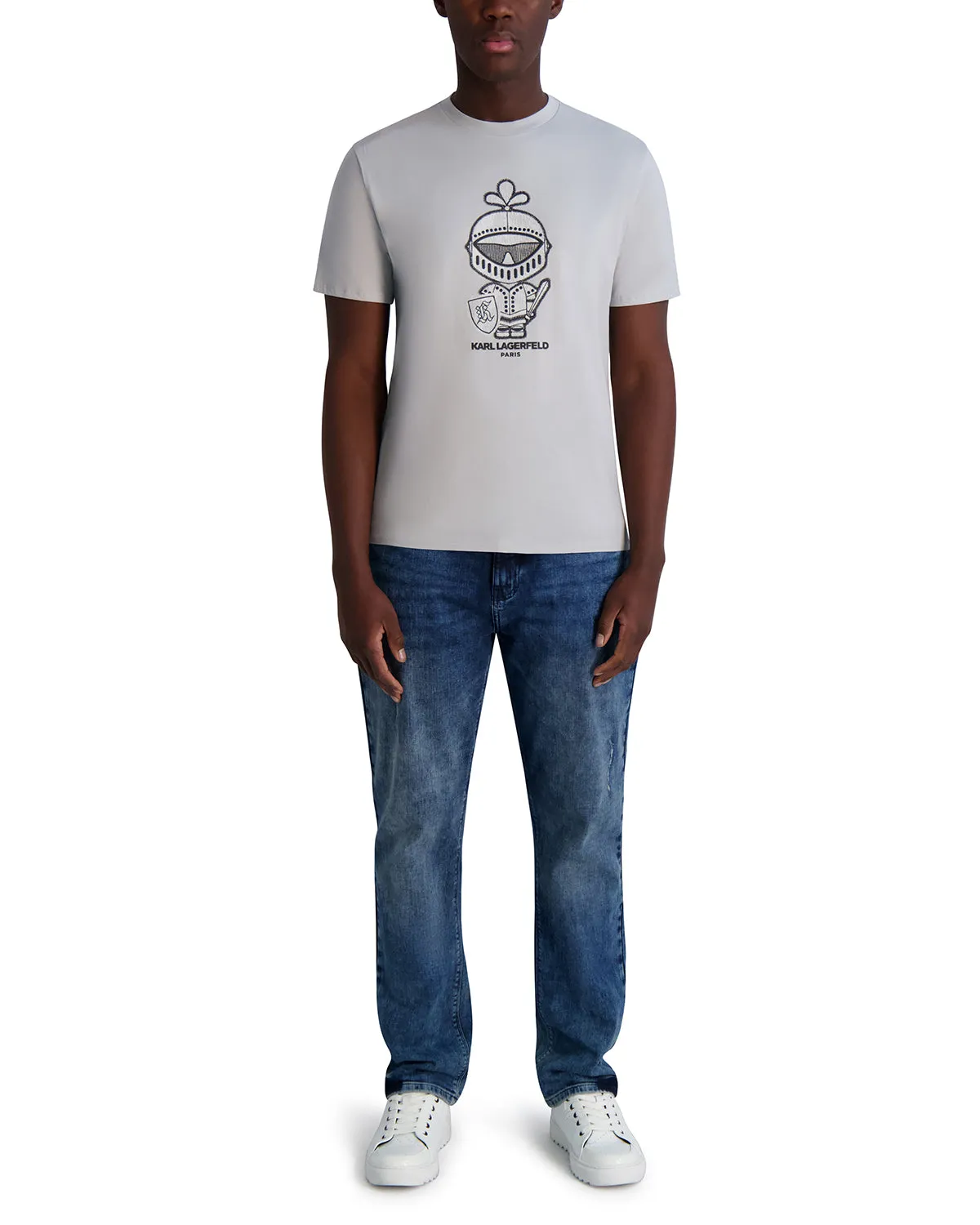 KARL ARMOUR SHINY LOGO TEE sold by Karl Lagerfeld Paris product image thumbnail 4