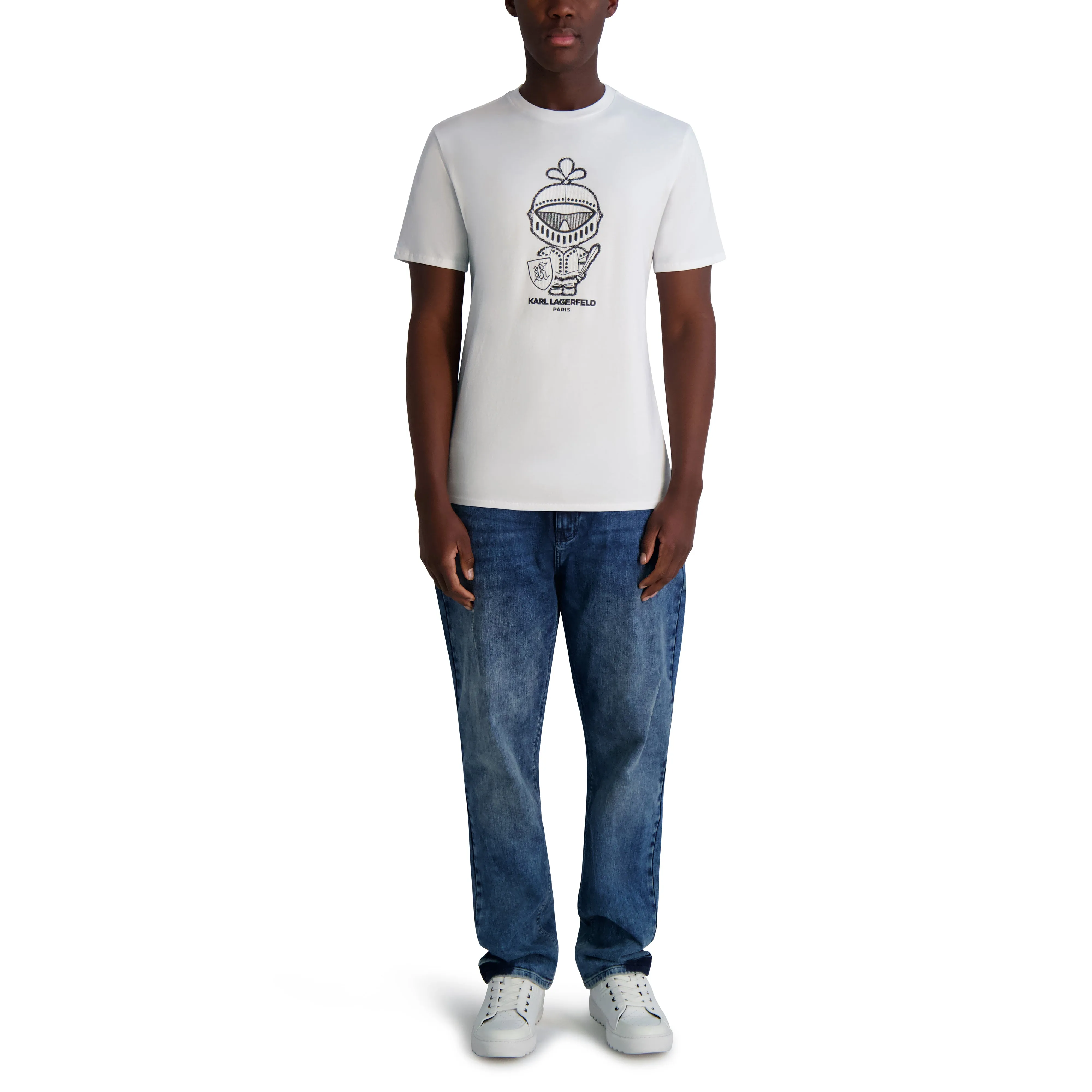 KARL ARMOUR SHINY LOGO TEE sold by Karl Lagerfeld Paris product image thumbnail 4