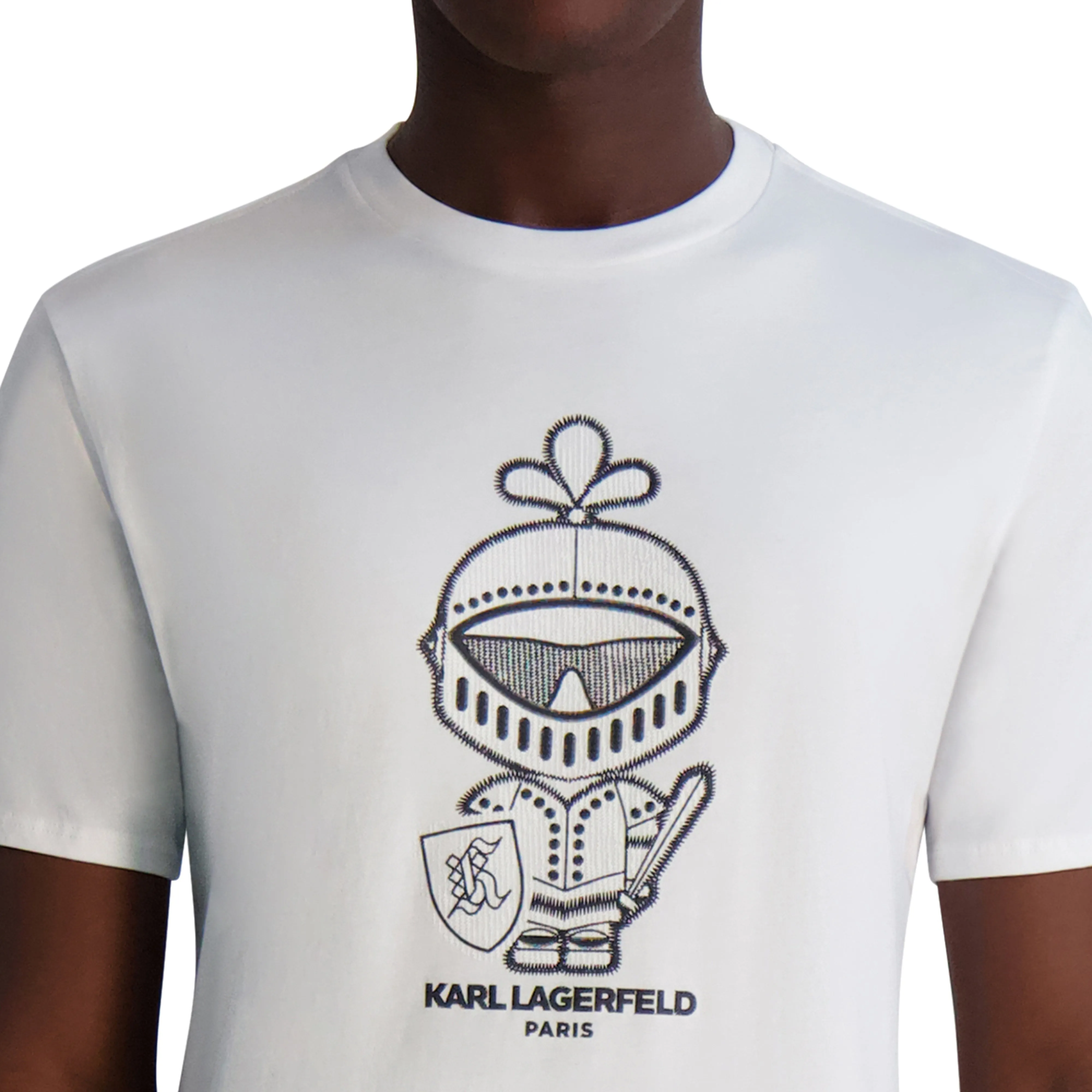 KARL ARMOUR SHINY LOGO TEE sold by Karl Lagerfeld Paris product image thumbnail 5