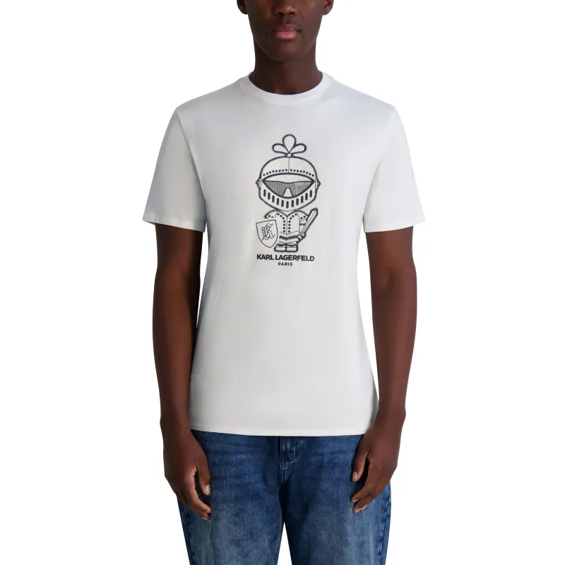 KARL ARMOUR SHINY LOGO TEE sold by Karl Lagerfeld Paris