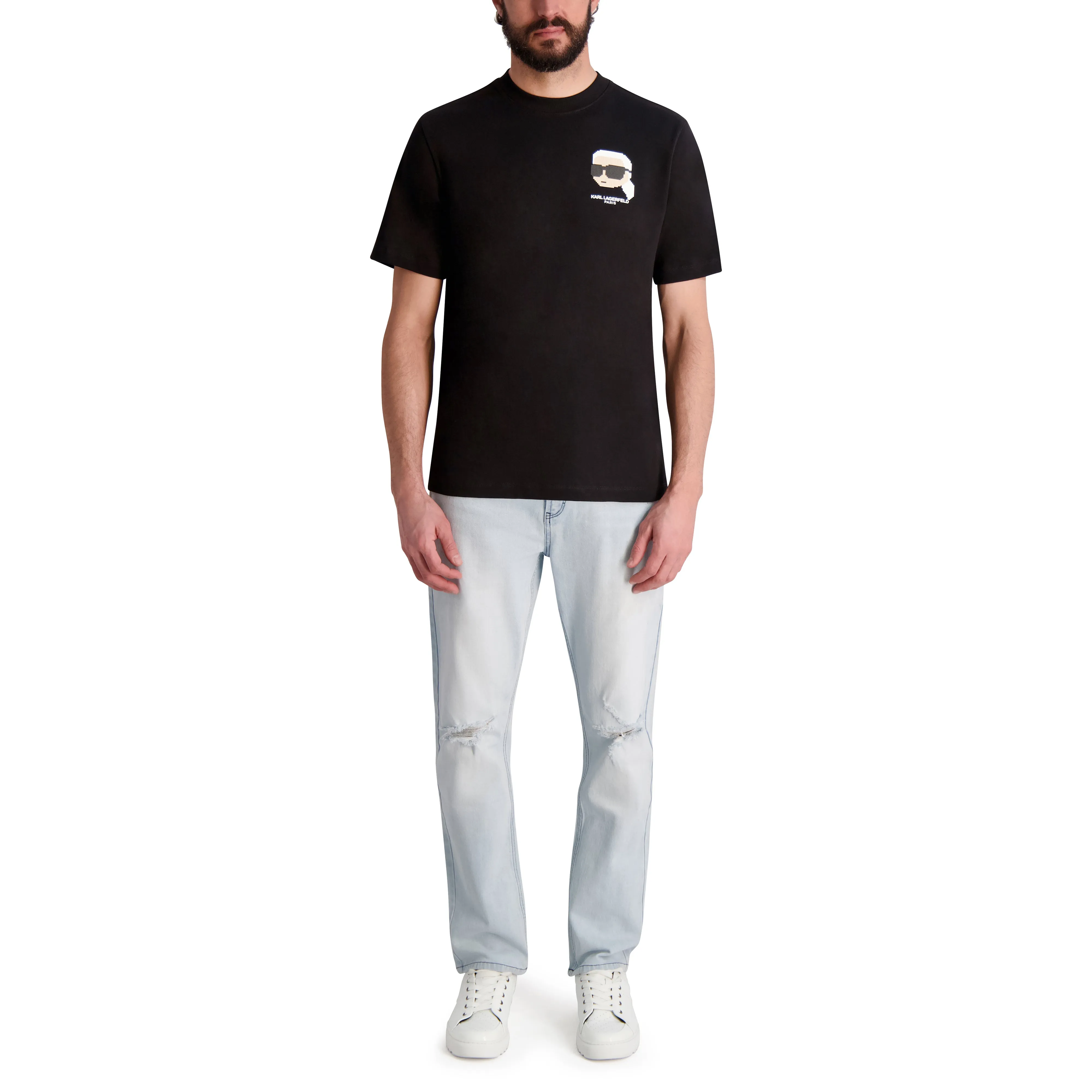 PIXELATED KARL T-SHIRT sold by Karl Lagerfeld Paris product image thumbnail 4