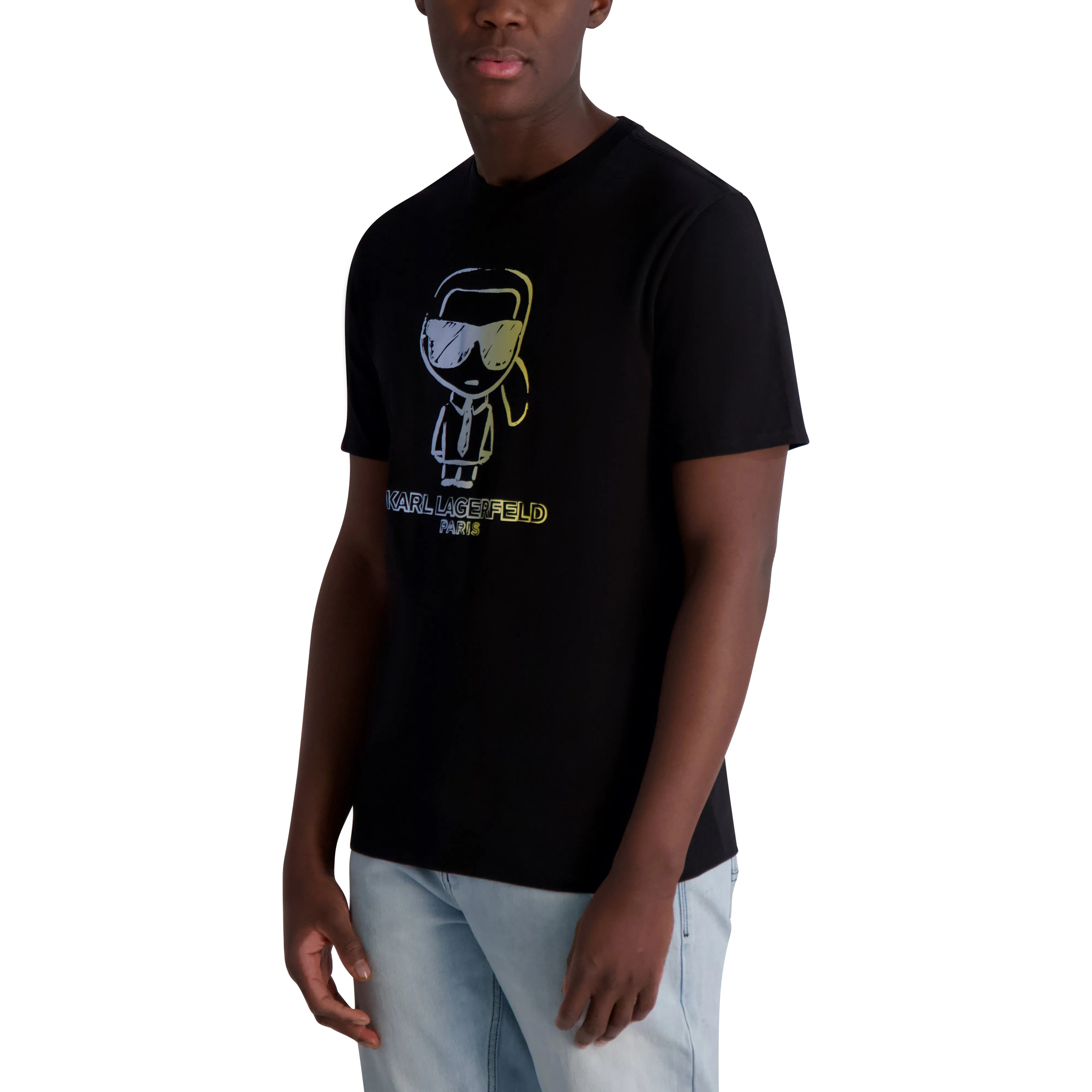 FADED KL CHARACTER T-SHIRT sold by Karl Lagerfeld Paris product image thumbnail 3