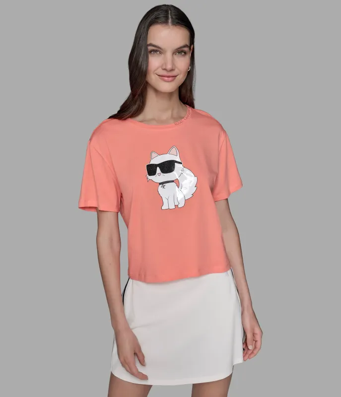 CHOUPETTE ROUND HEAD TEE sold by Karl Lagerfeld Paris