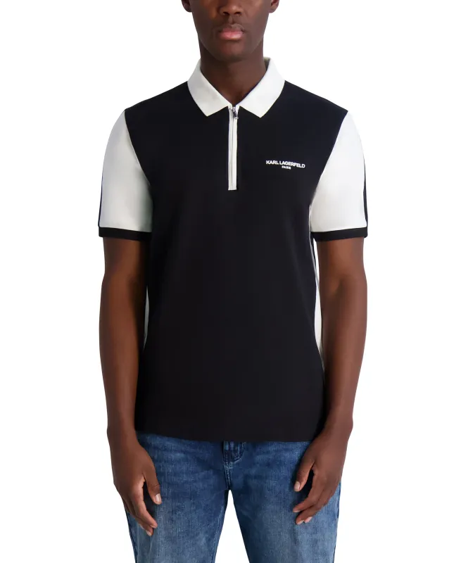 COLOR BLOCK LOGO POLO sold by Karl Lagerfeld Paris
