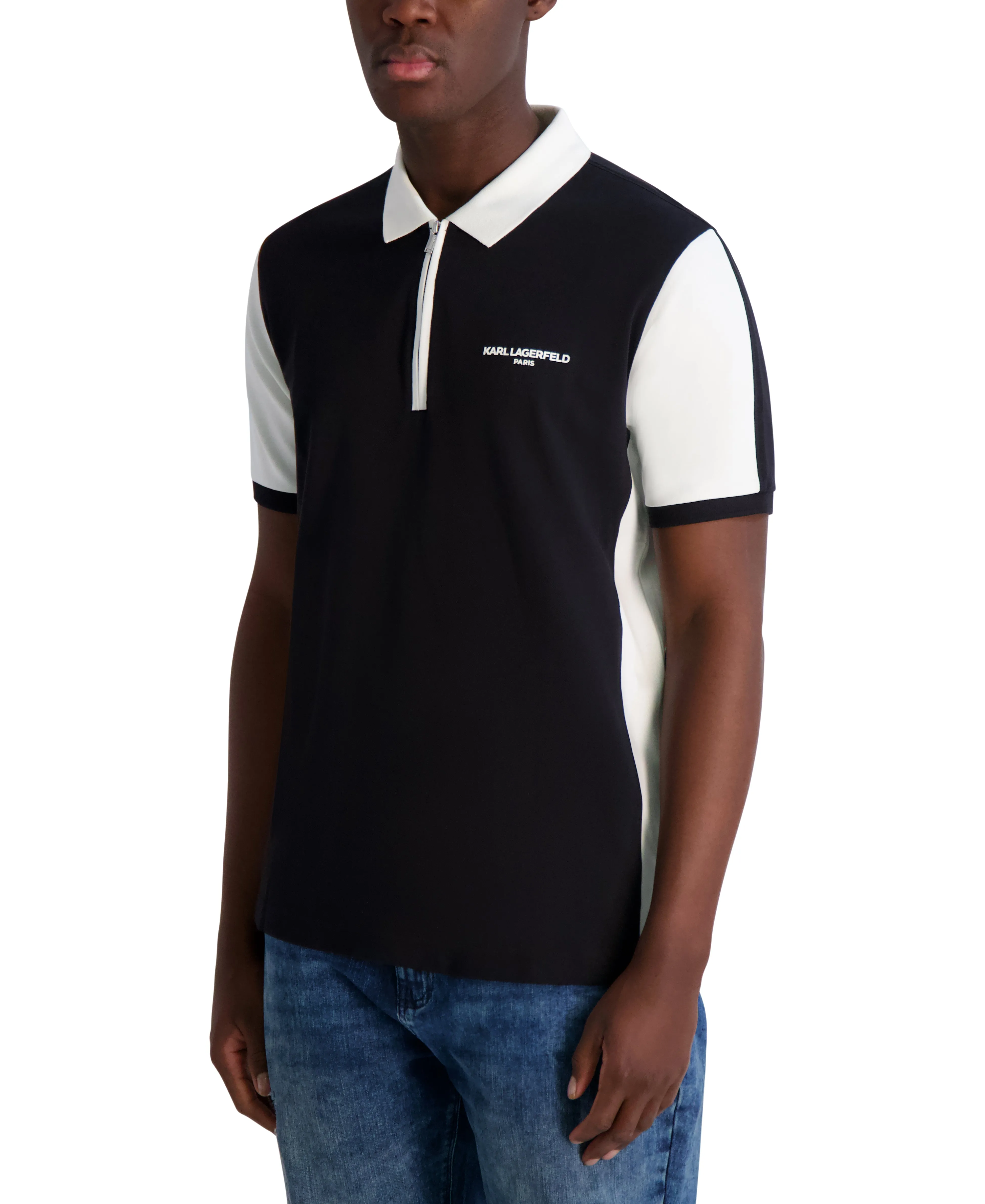 COLOR BLOCK LOGO POLO sold by Karl Lagerfeld Paris product image thumbnail 3