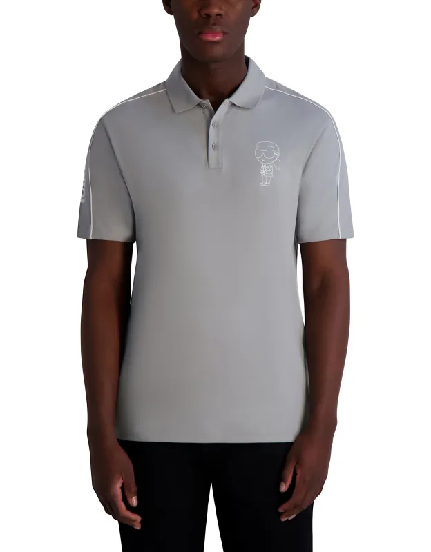 POLO WITH PIPING sold by Karl Lagerfeld Paris