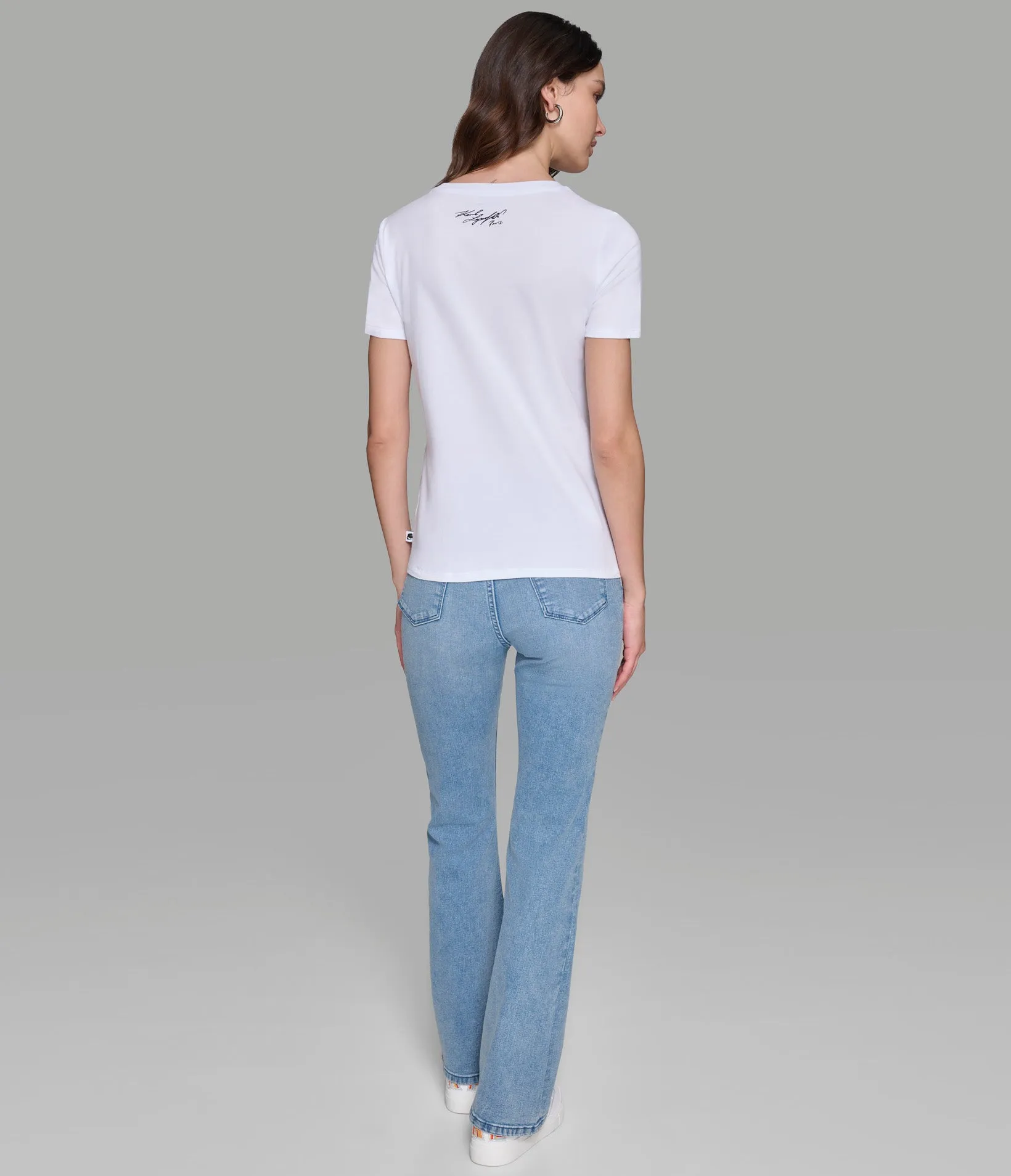 BONJOUR CHOUPETTE TEE sold by Karl Lagerfeld Paris product image thumbnail 2