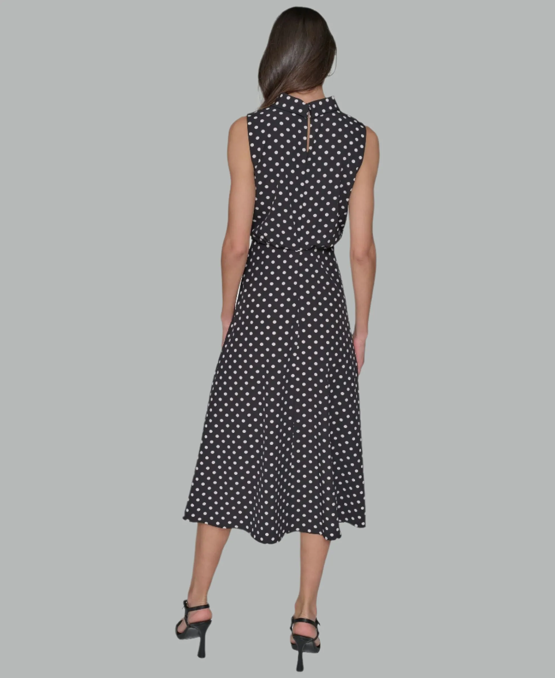 PRINTED EVERYDAY STRETCH ROLL COLLAR MIDI sold by Karl Lagerfeld Paris product image thumbnail 2