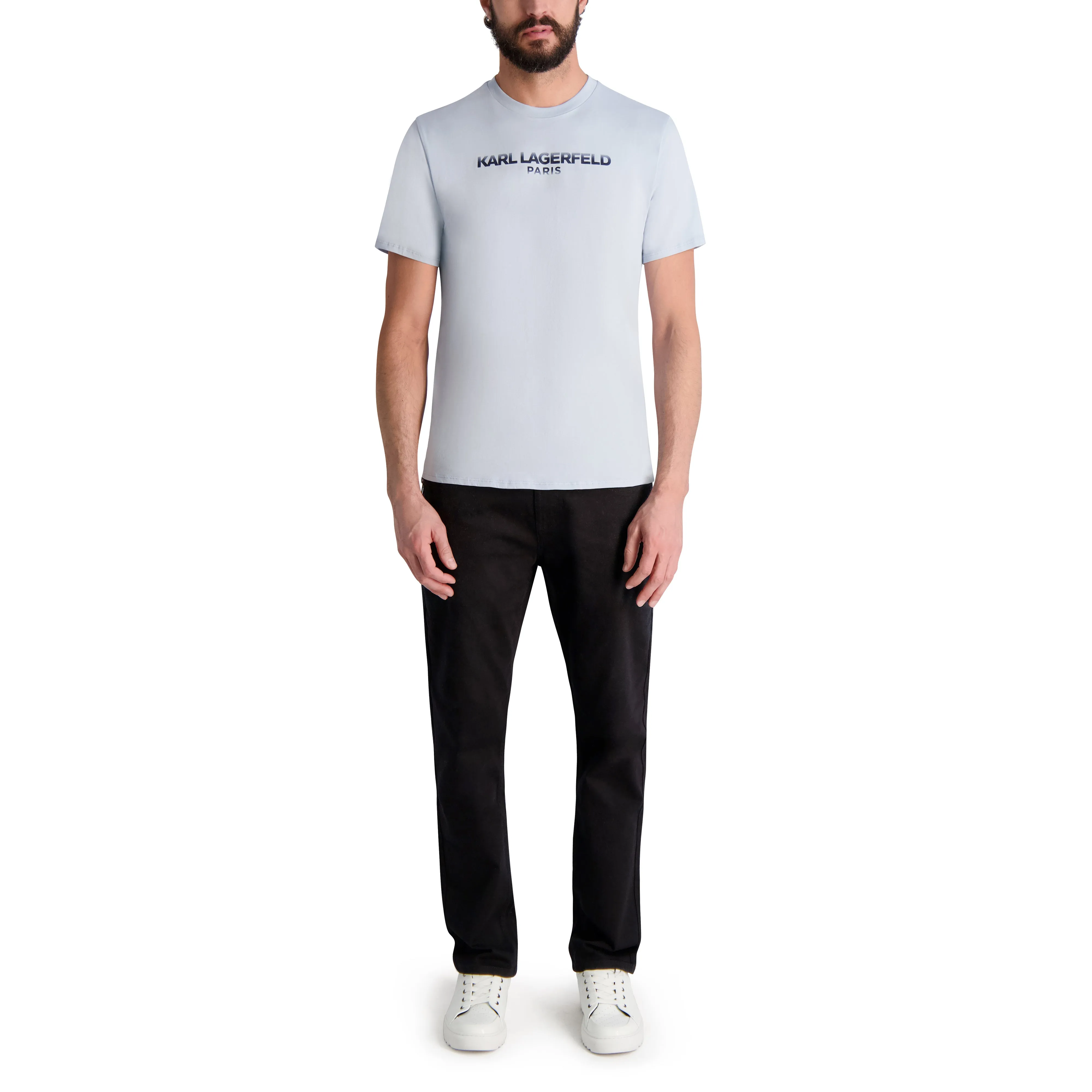 FADED KL LOGO T-SHIRT sold by Karl Lagerfeld Paris product image thumbnail 4