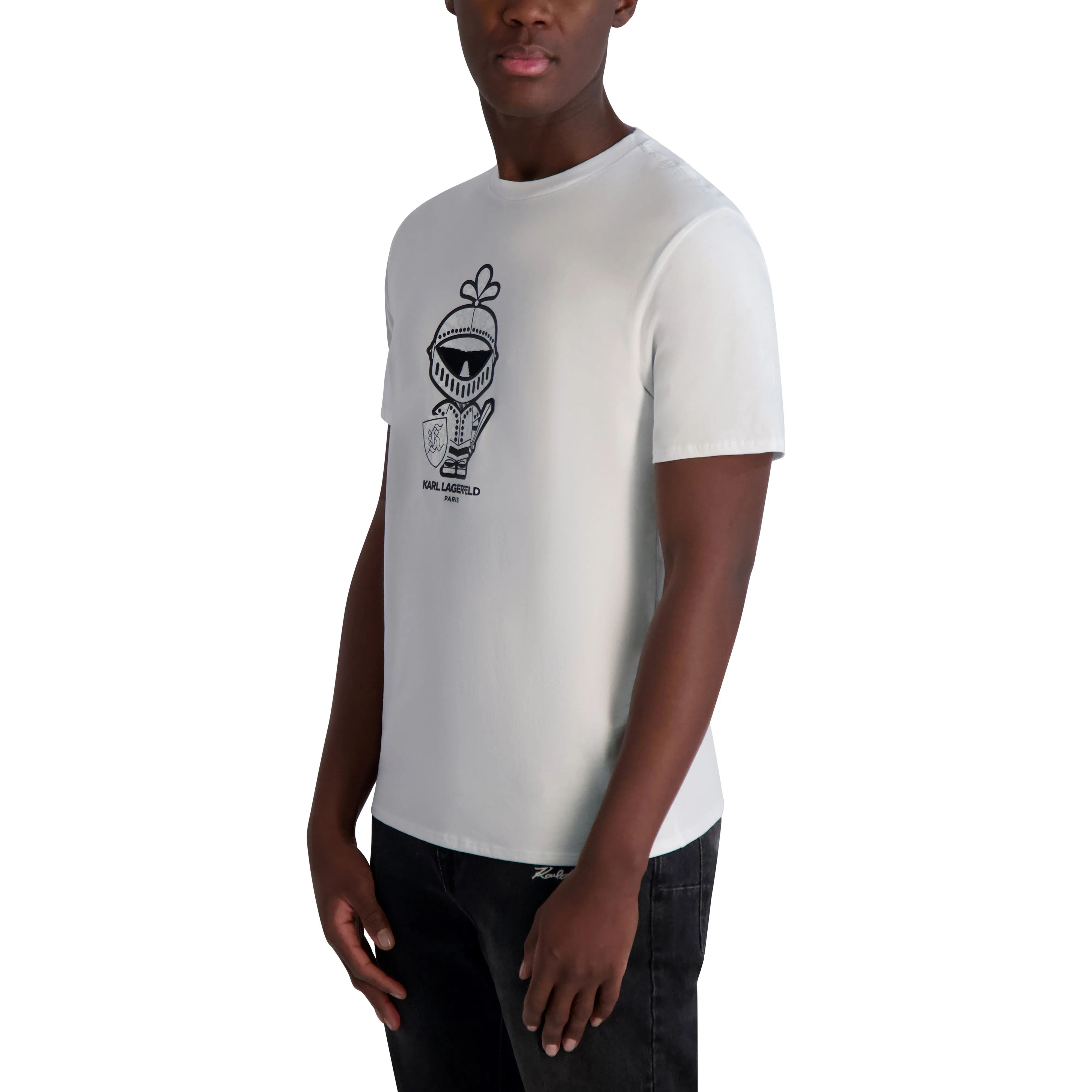 TEXTURED KARL ARMOUR TEE sold by Karl Lagerfeld Paris product image thumbnail 3