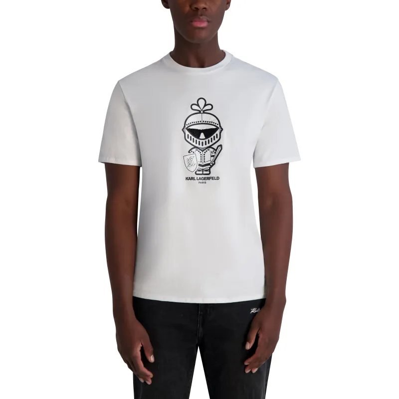 TEXTURED KARL ARMOUR TEE sold by Karl Lagerfeld Paris